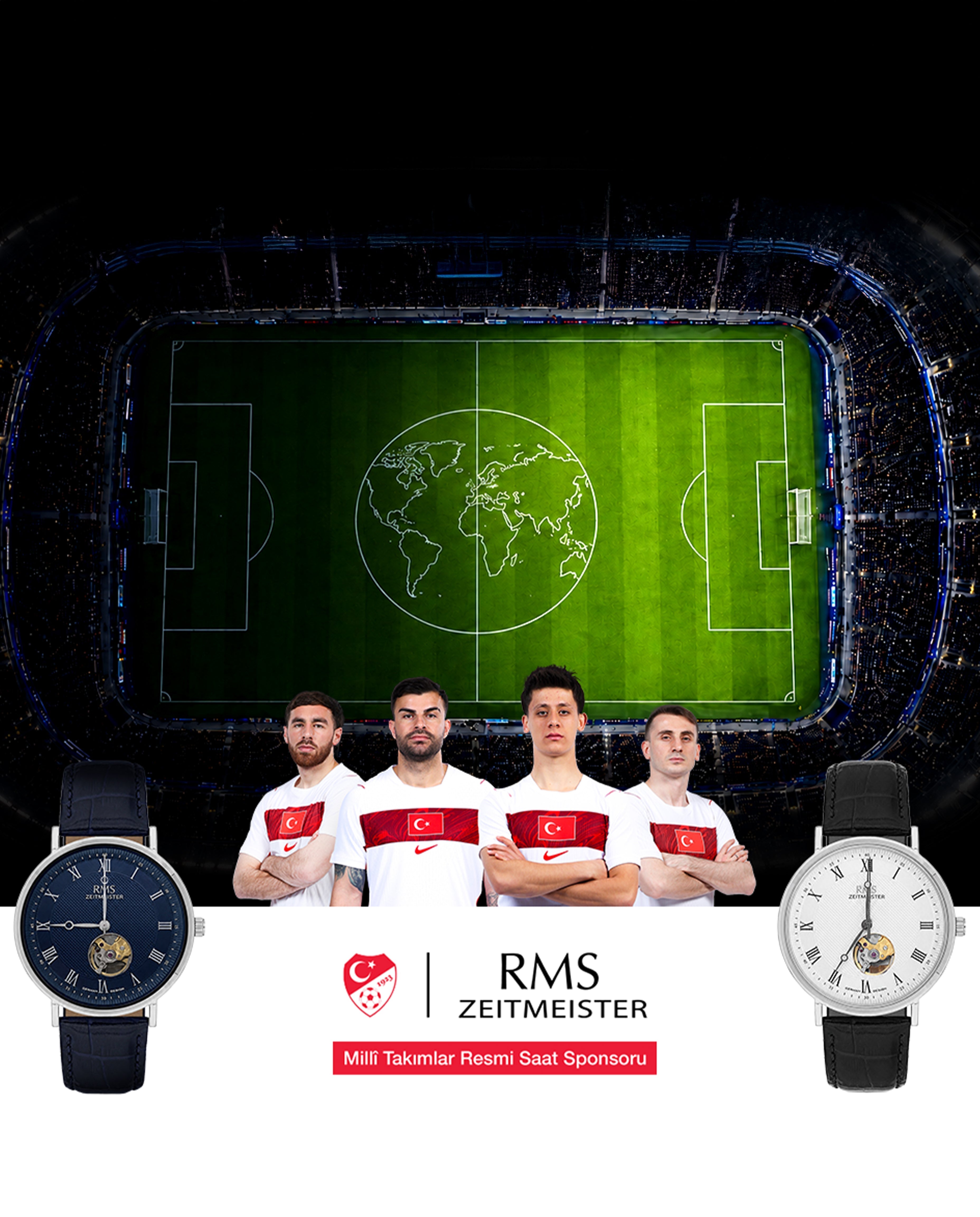 RMS Zeitmeister announced as official watch sponsor of the Türkiye National Football Team at the 2026 FIFA World Cup