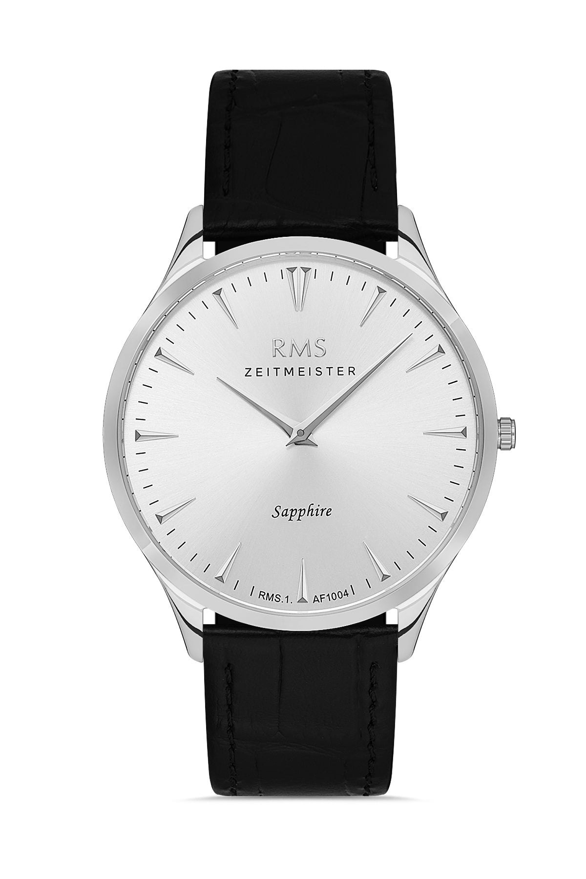 RMS Silver Dial Silver Coated Men's Watch - RMS.1.AF1004.09