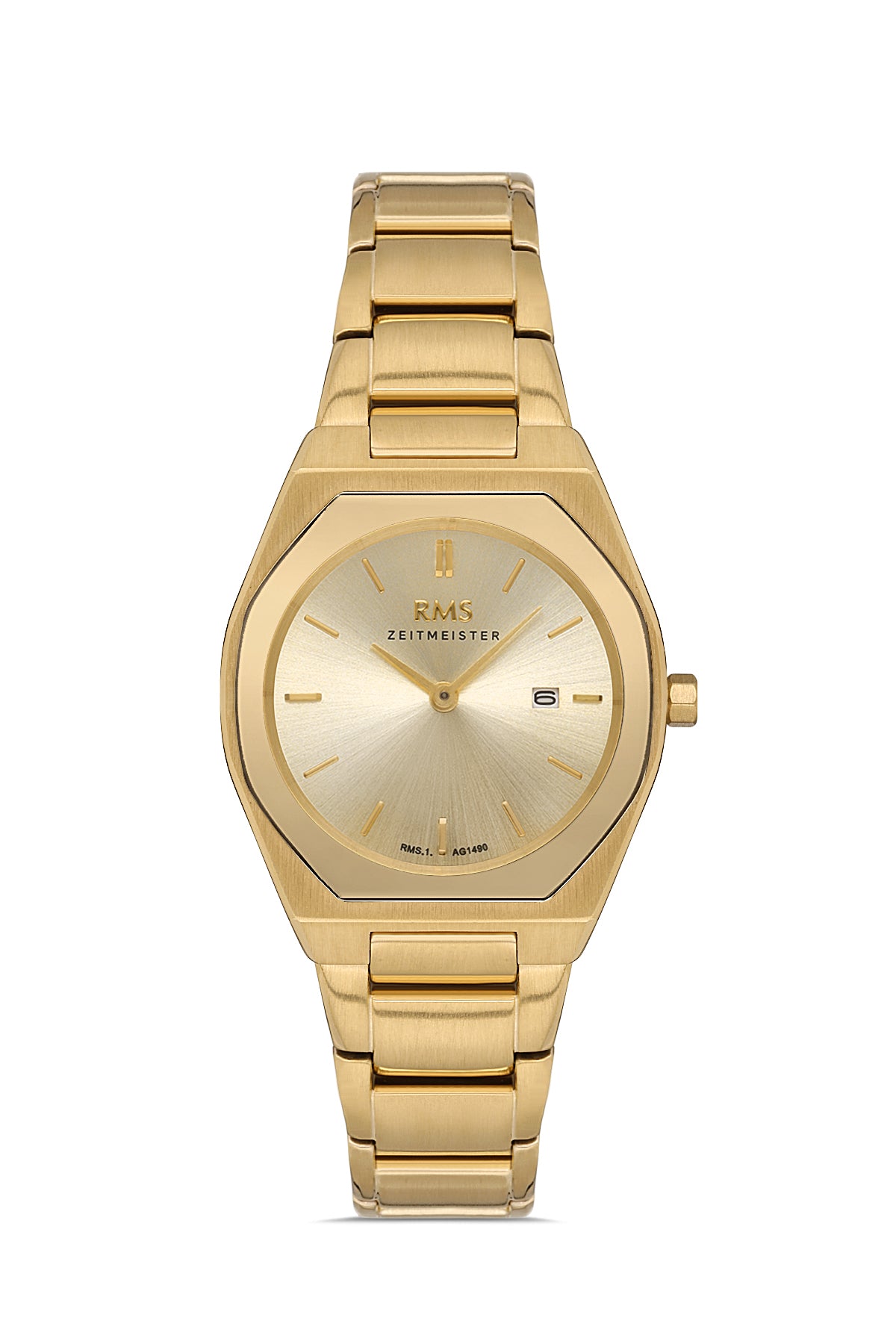 RMS Yellow Dial Yellow Coated Women's Watch - RMS.1.AG1490.06