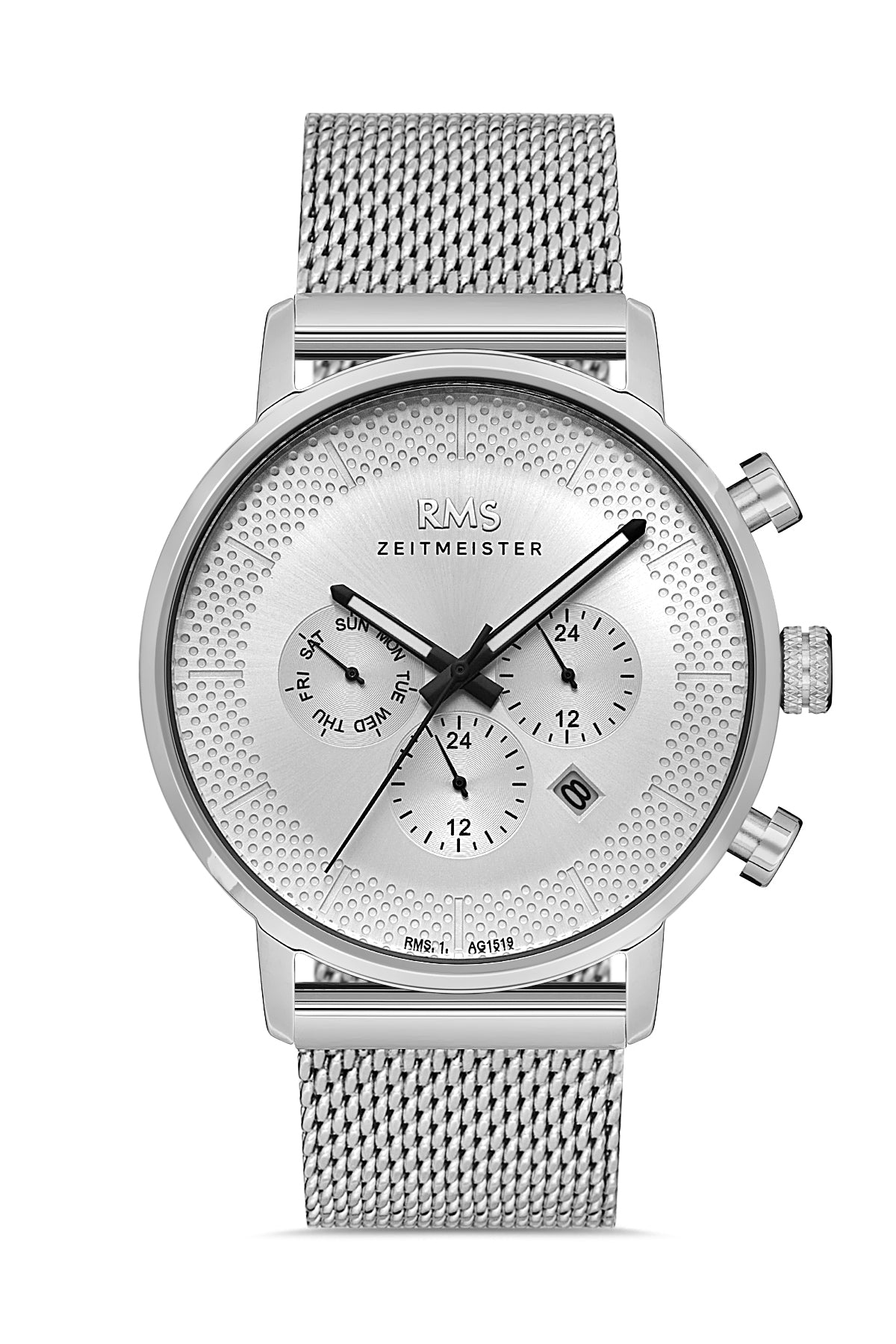 RMS Gümüş Kadran Gümüş Kaplama Erkek Saati