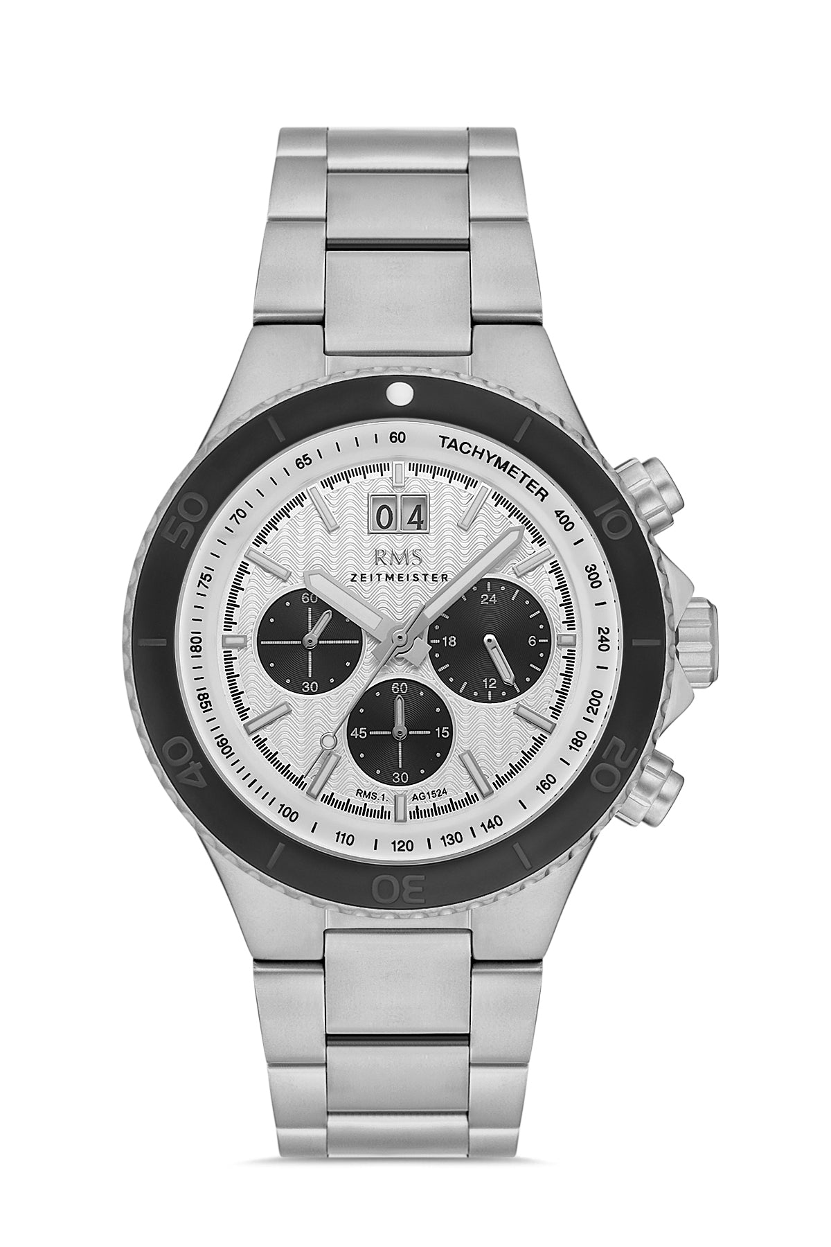 The RMS White Dial Titanium Plated Men's Watch - RMS.1.AG1524.02