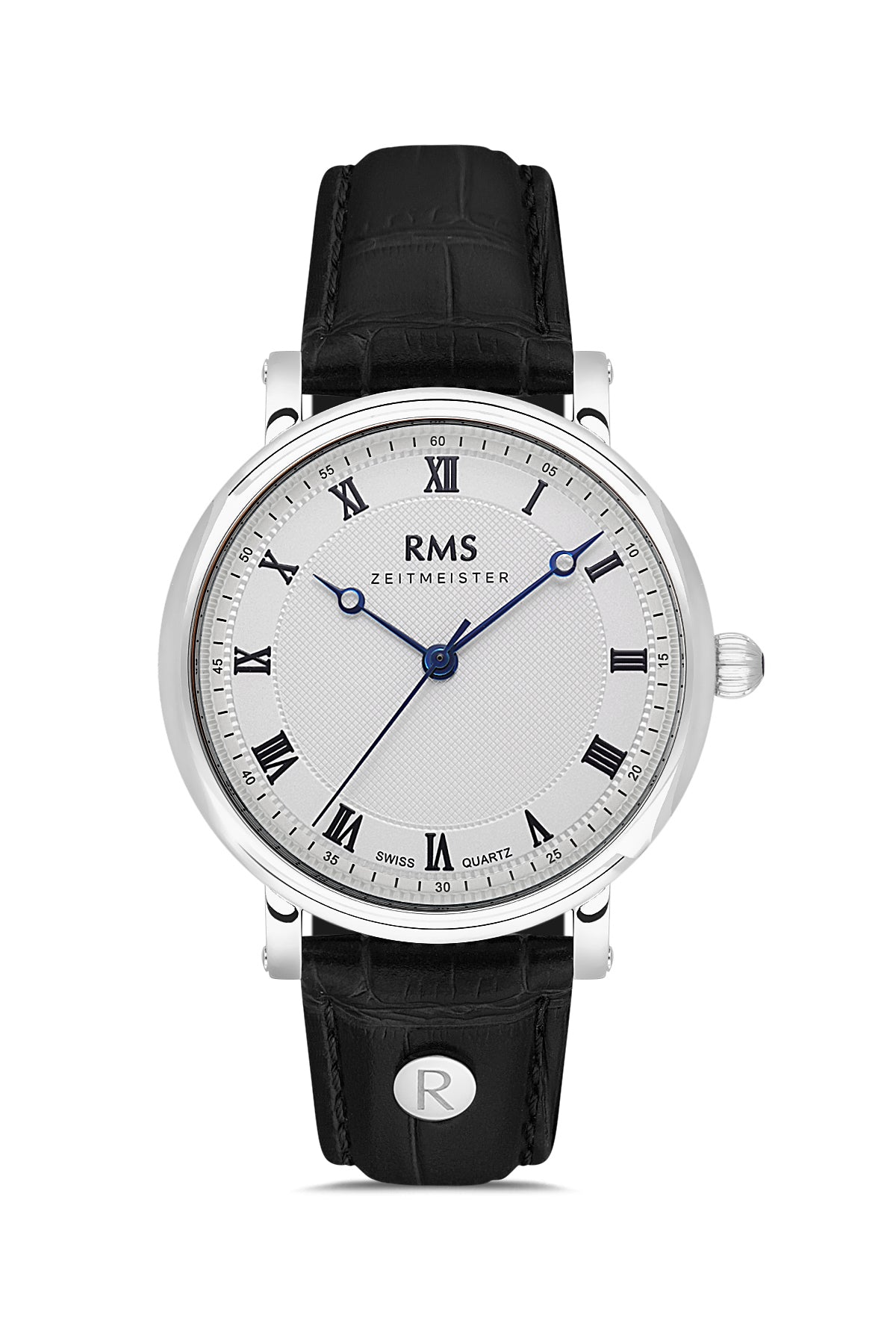 RMS Silver Dial Silver Coated Men's Watch - RMS.1.AG1558.01