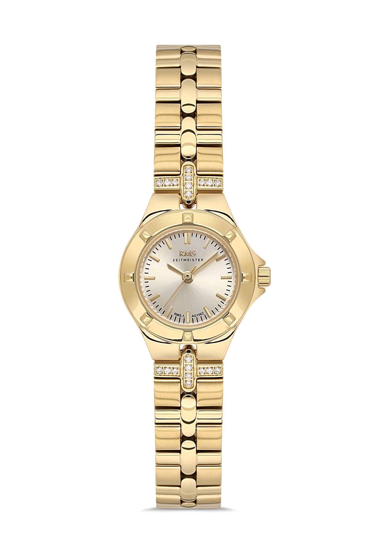 RMS Sarı Kadran Sarı Kaplamalı Kadın Kol Saati