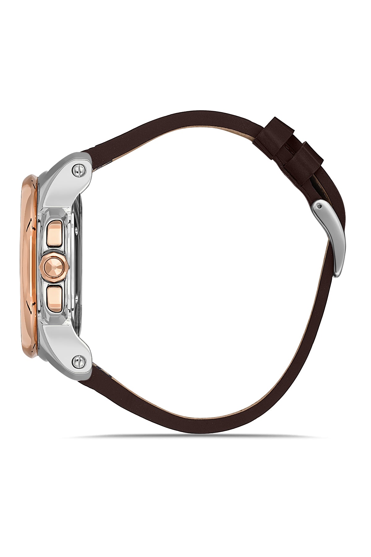 RMS Black Dial Rose White Coated Men's Watch - RMS.1.AG1058.12