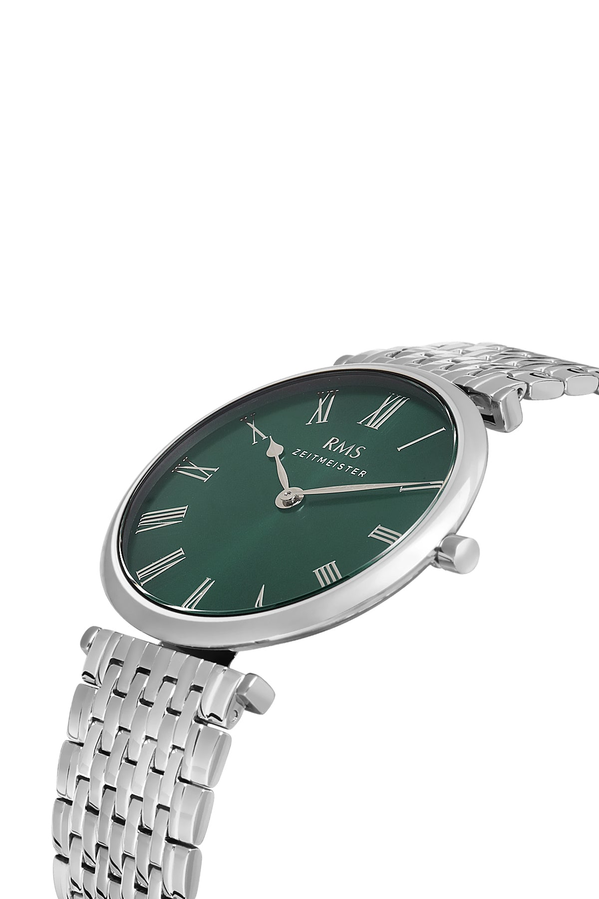 RMS Green Dial Silver Coated Men's Watch - RMS.1.AG1123.16 - 3
