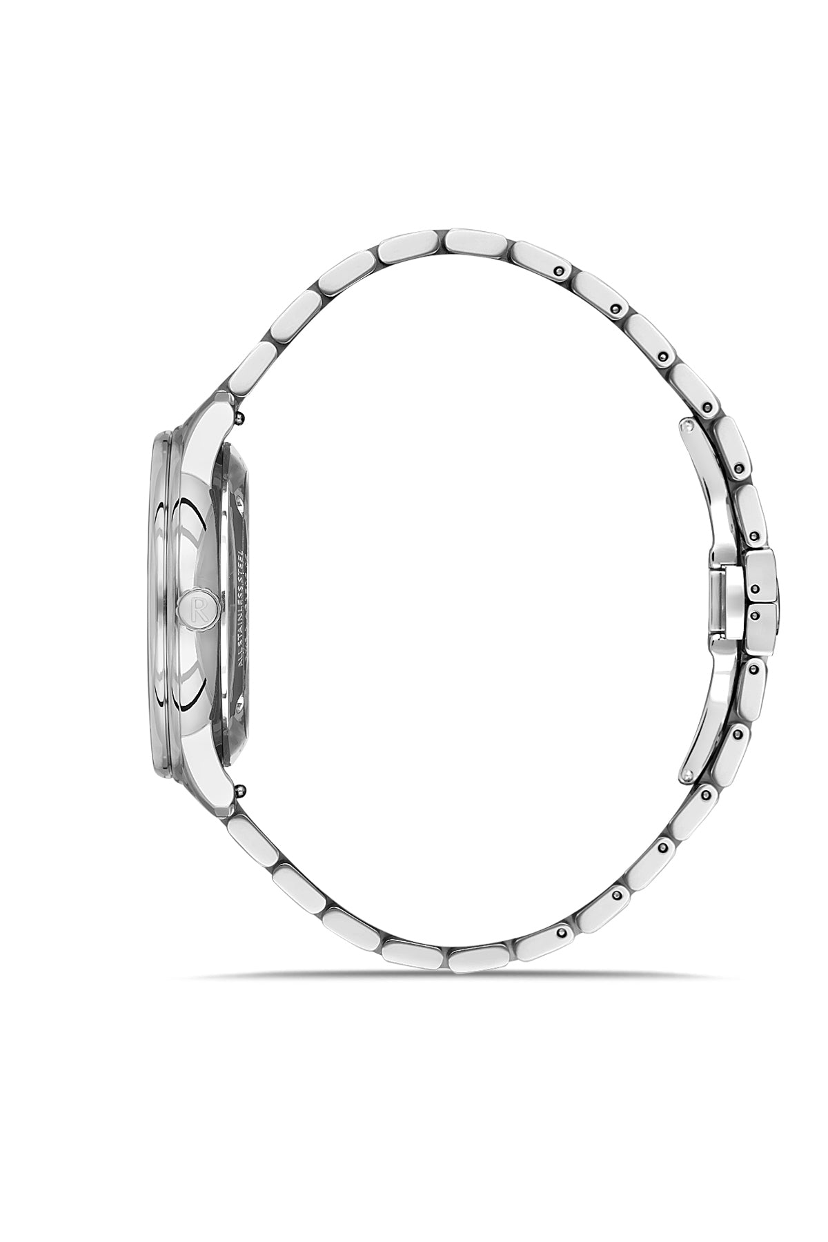 RMS Black Dial Silver Coated Men's Watch - RMS.1.AG1506.02