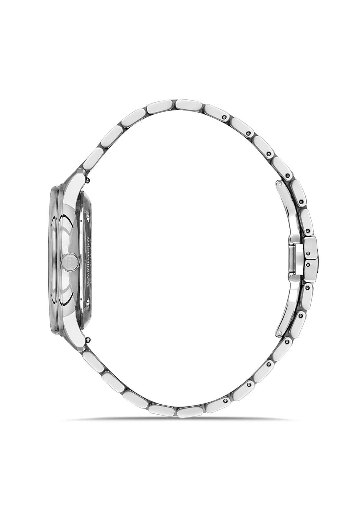 RMS Herrenuhr, silbernes Zifferblatt, silberfarben beschichtet - RMS.1.AG1506.04