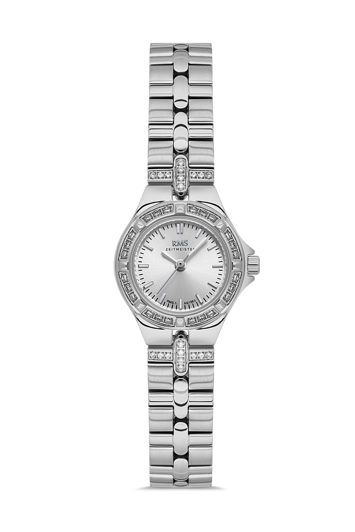 RMS Women's Quartz Silver Dial Silver Stainless Steel Watch - RMS.1.AG1563.02