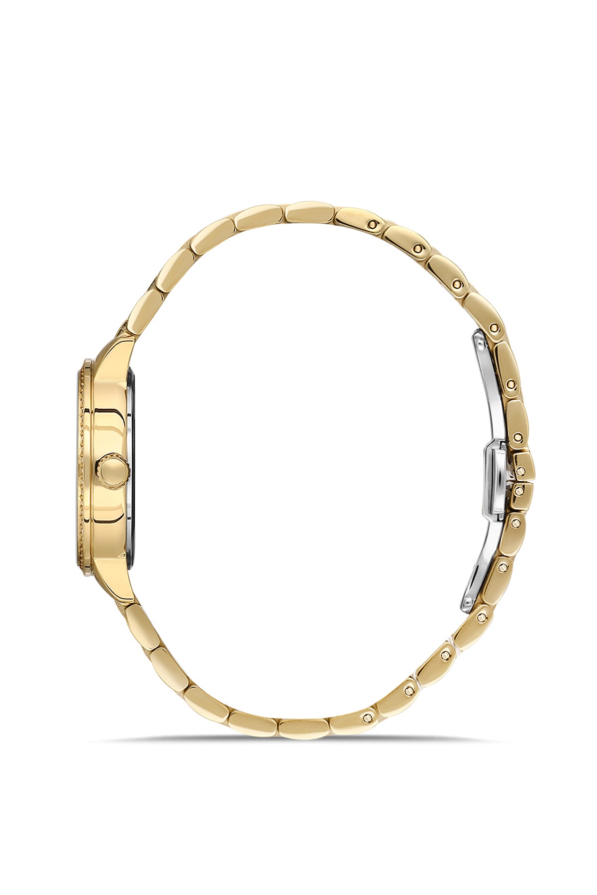 RMS Silver Dial Yellow Coated Women's Watch - RMS.1.AG1606.06