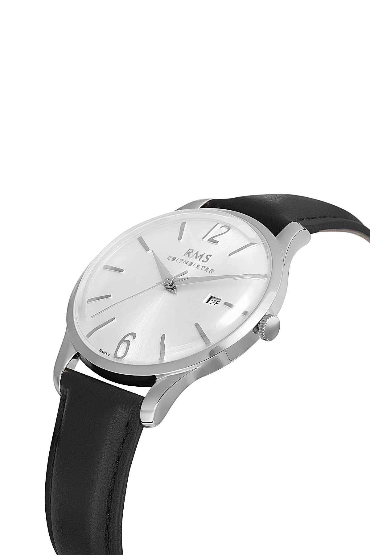 RMS Silver Dial Silver Coated Men's Watch - RMS.1.AG1611.07