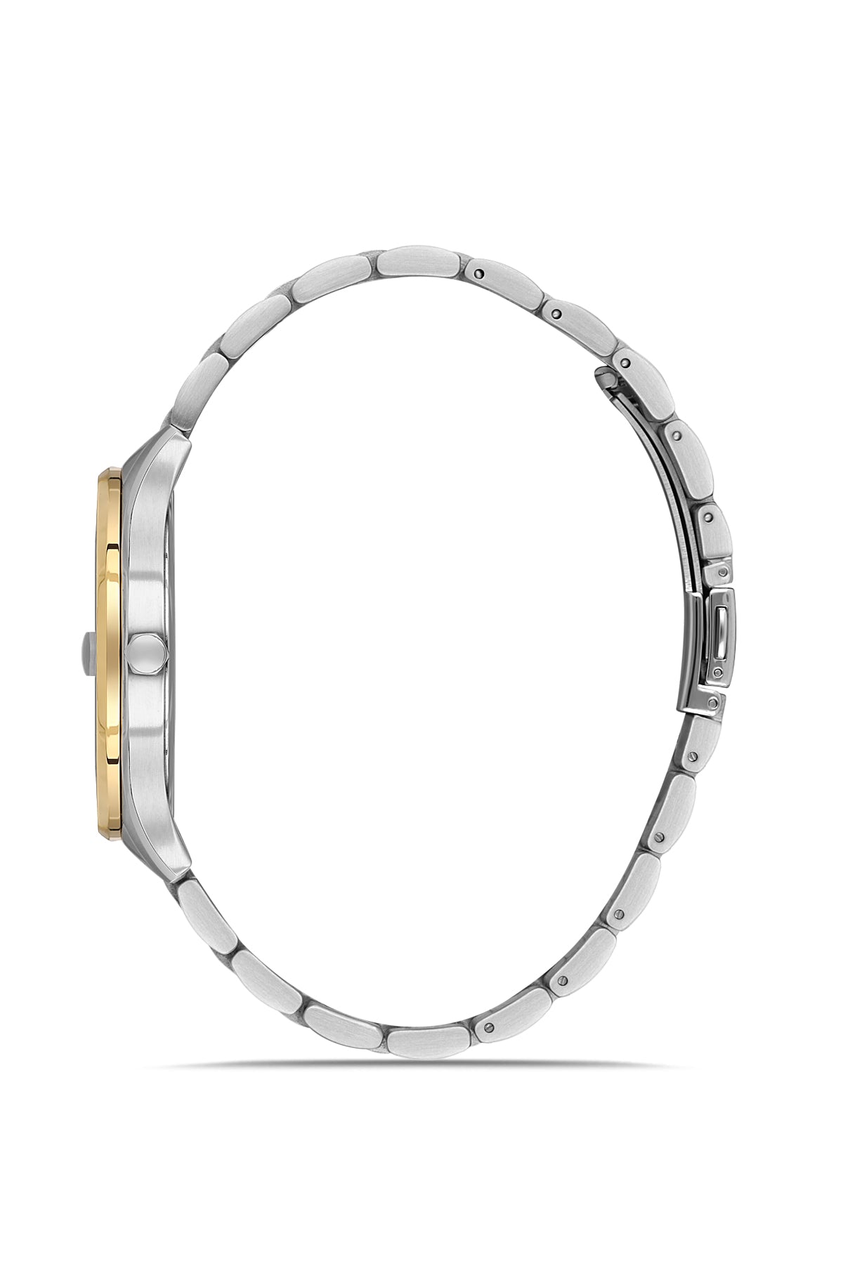 RMS Two-Tone Gold and Silver Plated Silver Dial Men's Watch - RMS.1.AG1622.06