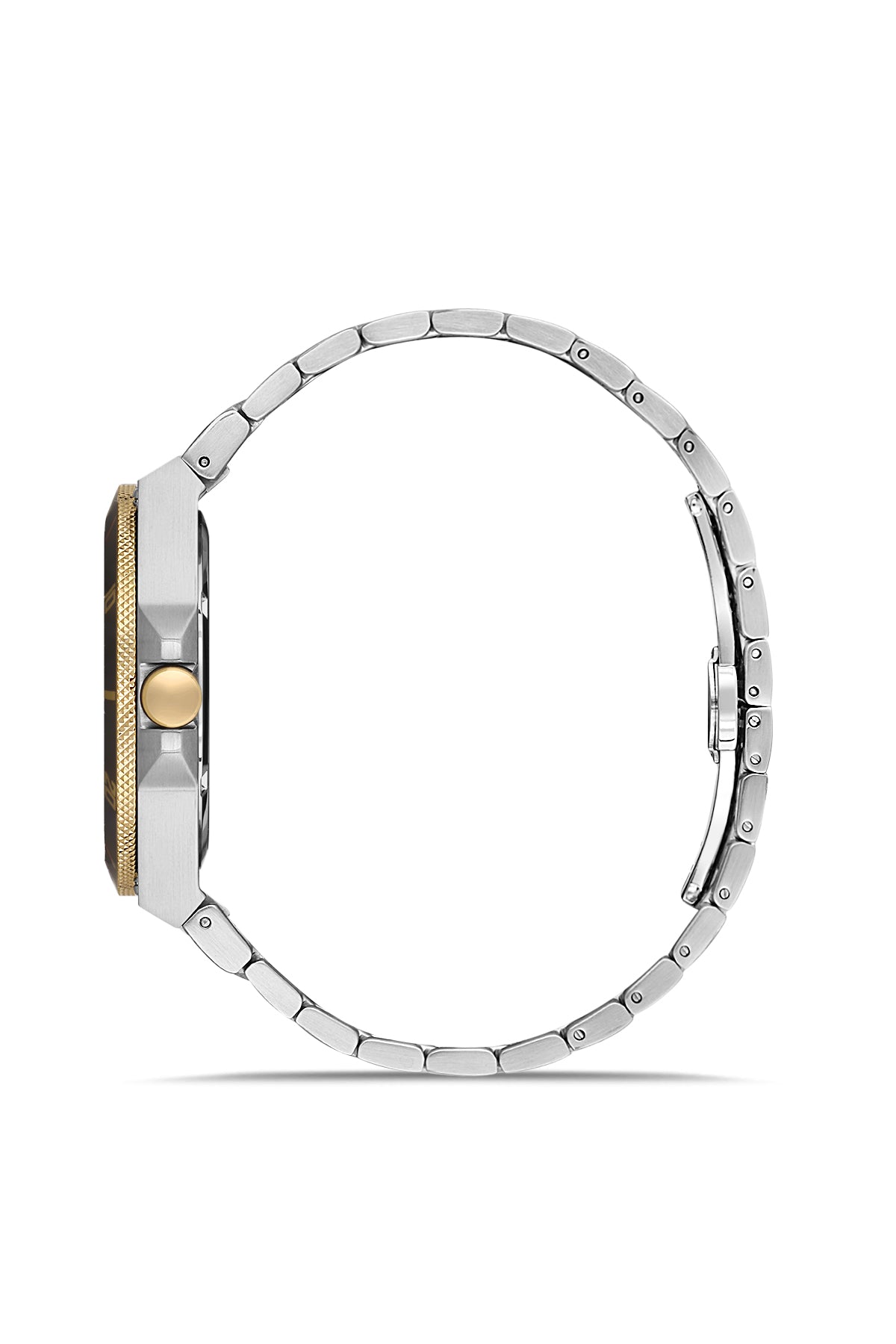 RMS Black Dial Yellow White Coated Men's Watch - RMS.1.AG1409.09