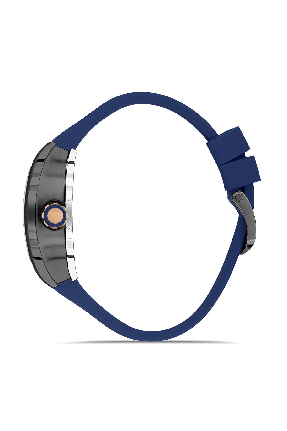 RMS Silver Dial Gunmetal Coated Men's Watch - RMS.1.AG1643.05