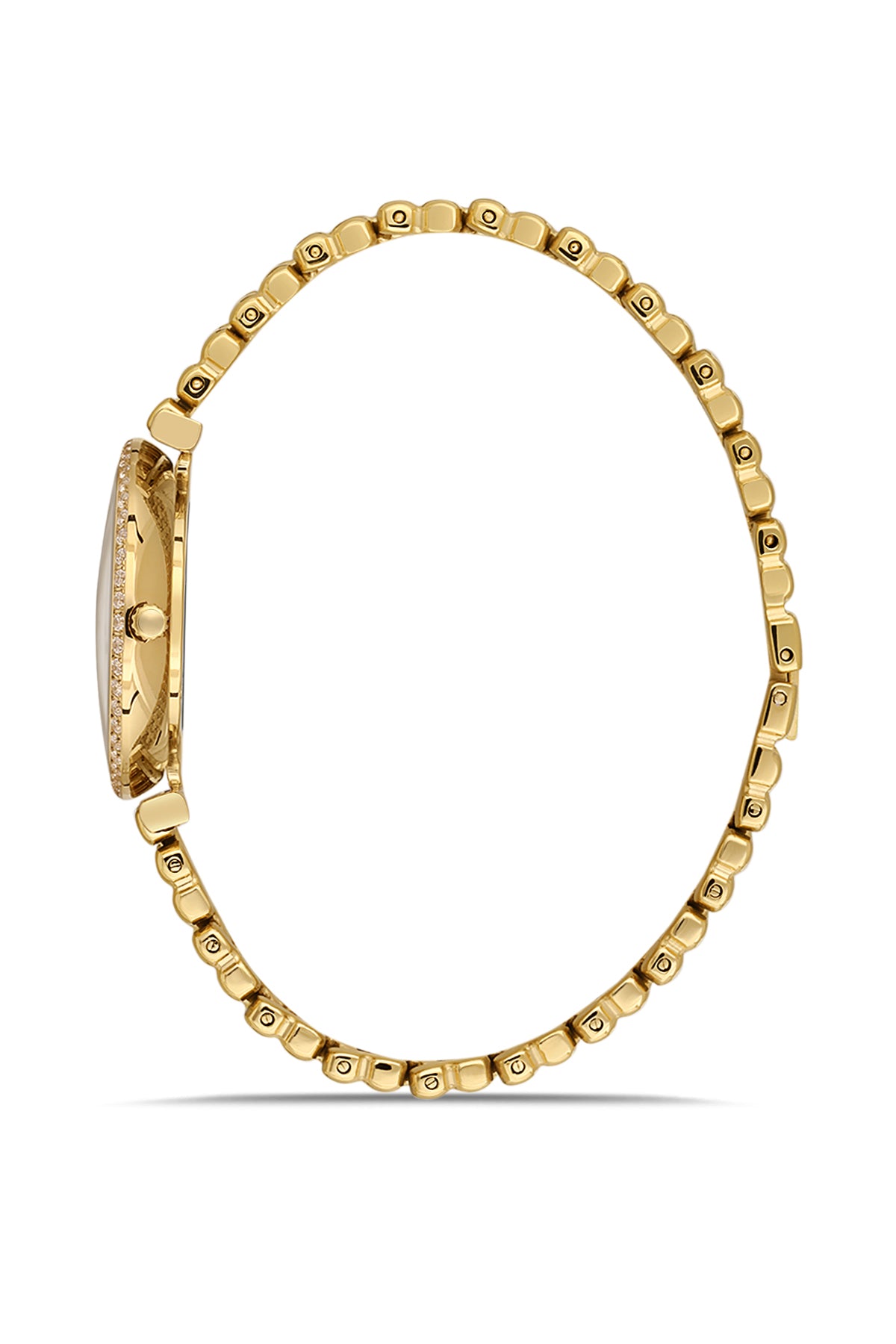 RMS Women's Gold Dial Gold Stainless Steel Watch - RMS.1.AG1647.08