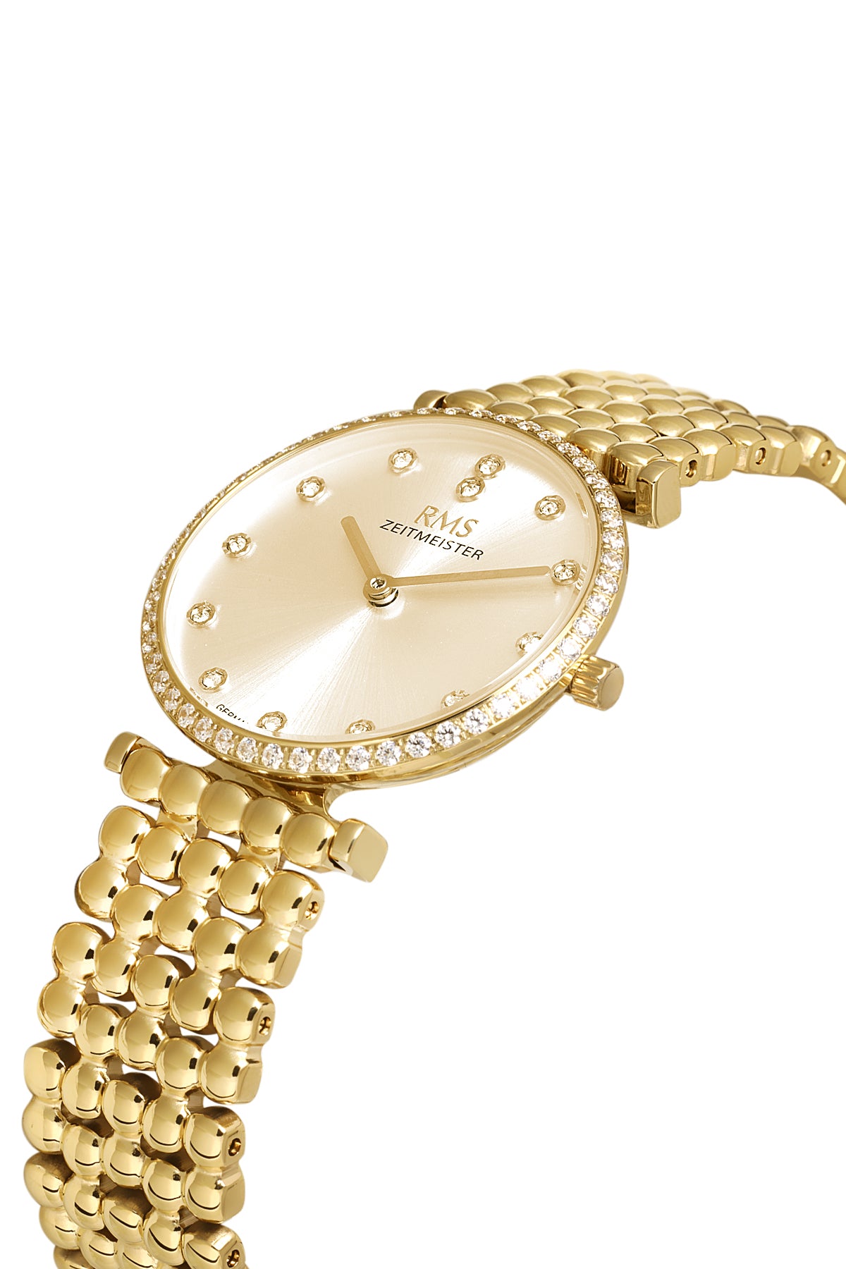 RMS Women's Gold Dial Gold Stainless Steel Watch - RMS.1.AG1647.08 - 3