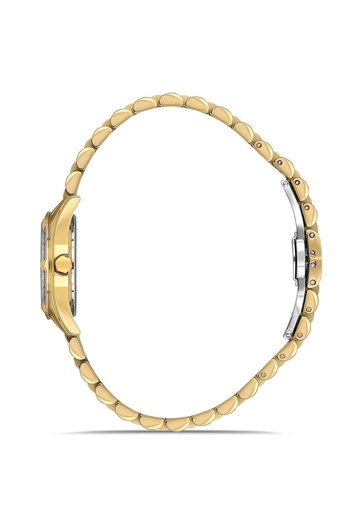 RMS Yellow Dial Yellow White Coated Women's Watch - RMS.1.AG1605.05