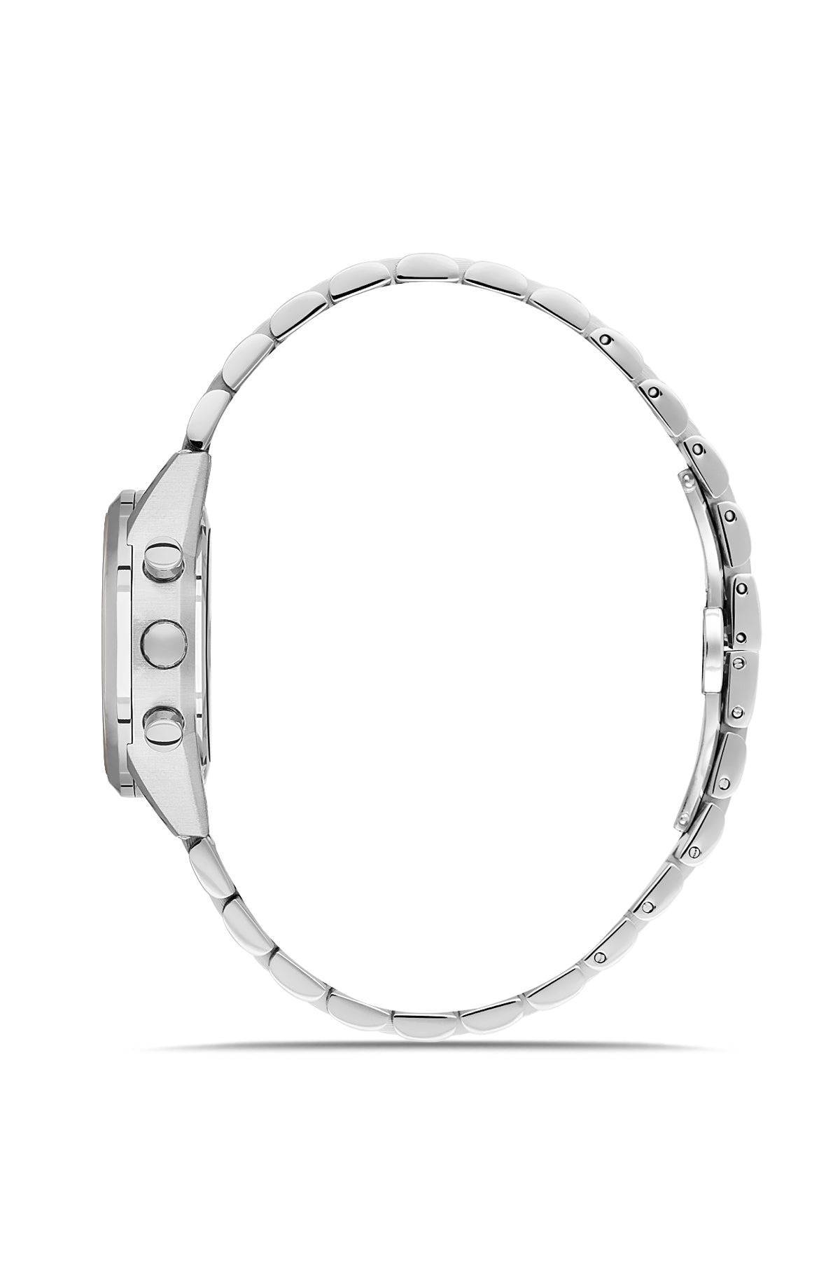 RMS Black Dial Silver Coated Women's Watch - RMS.1.AG1594.02