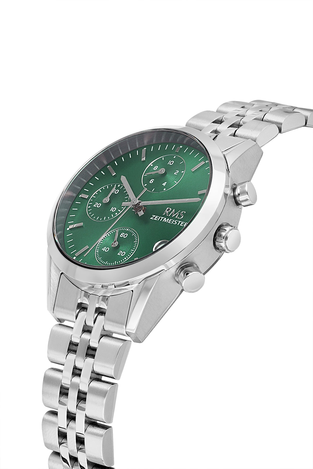 RMS Green Dial Silver Coated Women's Watch - RMS.1.AG1594.04 - 3