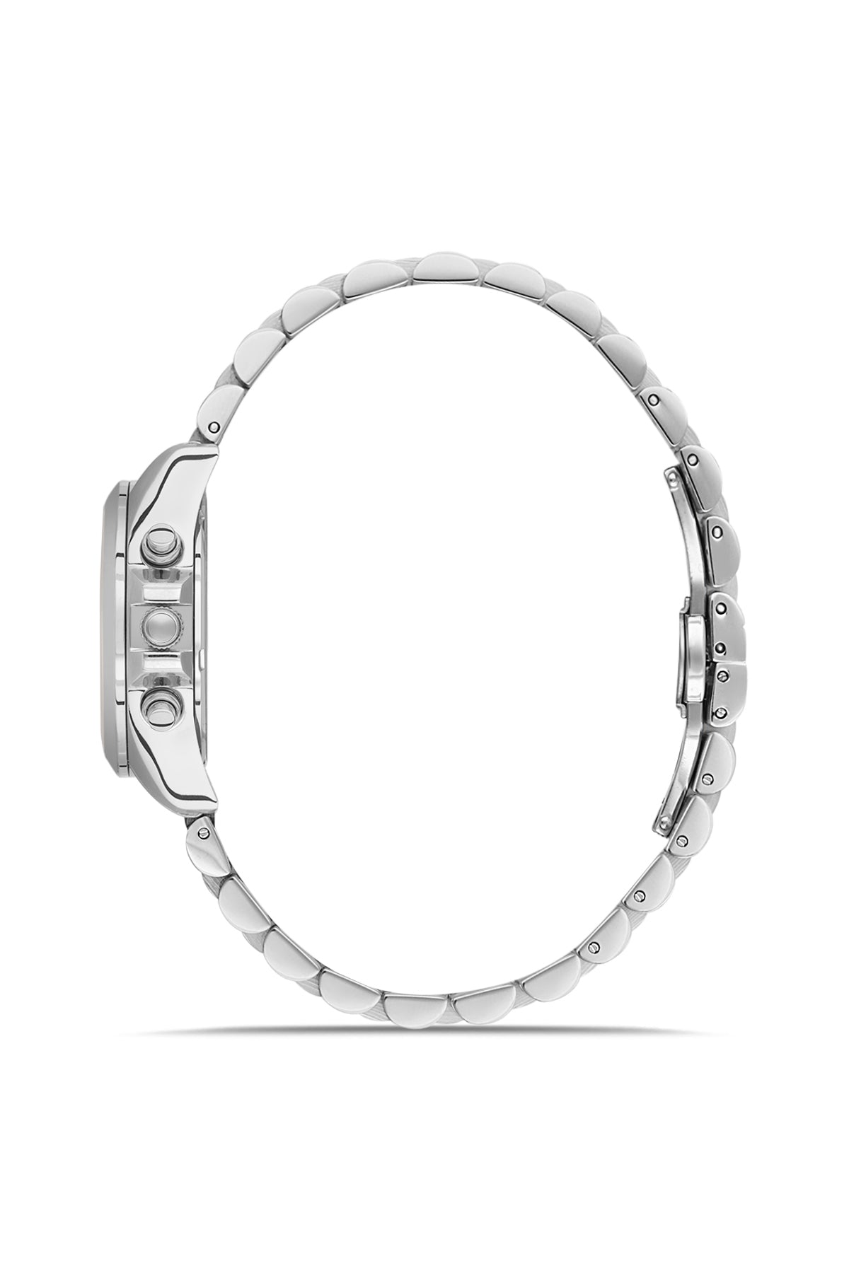 RMS Black Dial Silver Coated Women's Watch - RMS.1.AG1599.02