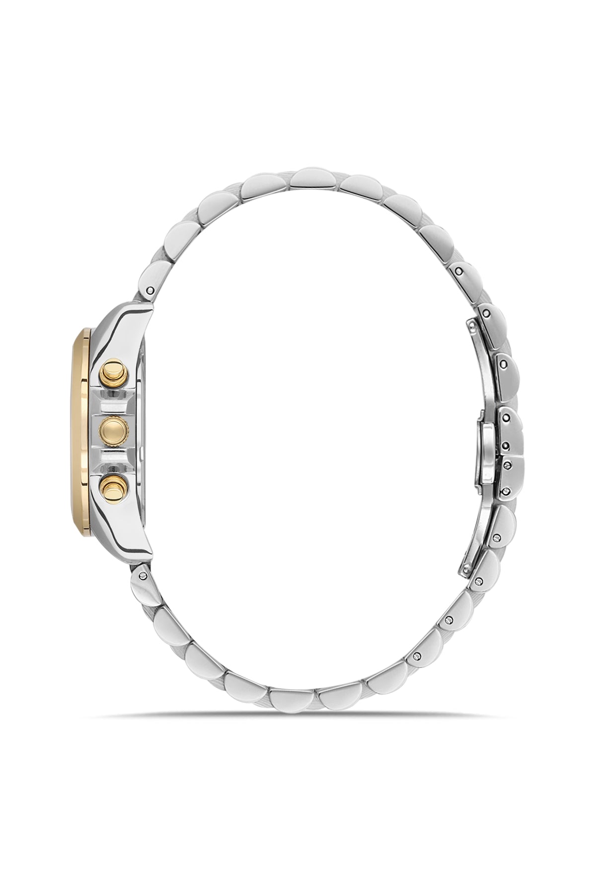 RMS Black Dial Yellow White Coated Women's Watch - RMS.1.AG1599.10