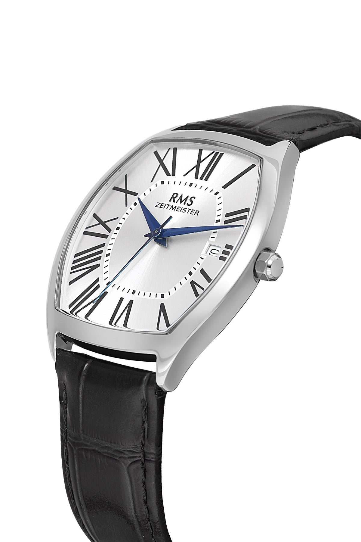 RMS Silver Dial Silver Coated Men's Watch - RMS.1.AG1627.01