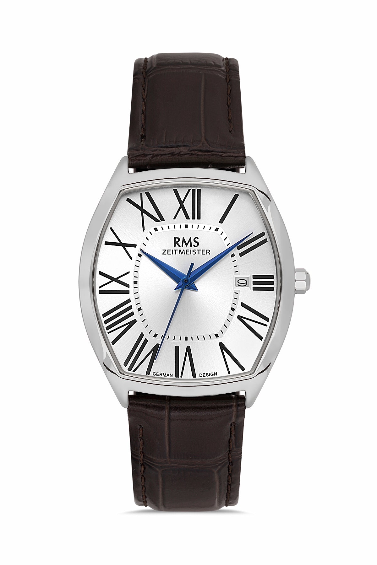 RMS Silver Dial Silver Coated Men's Watch - RMS.1.AG1627.02