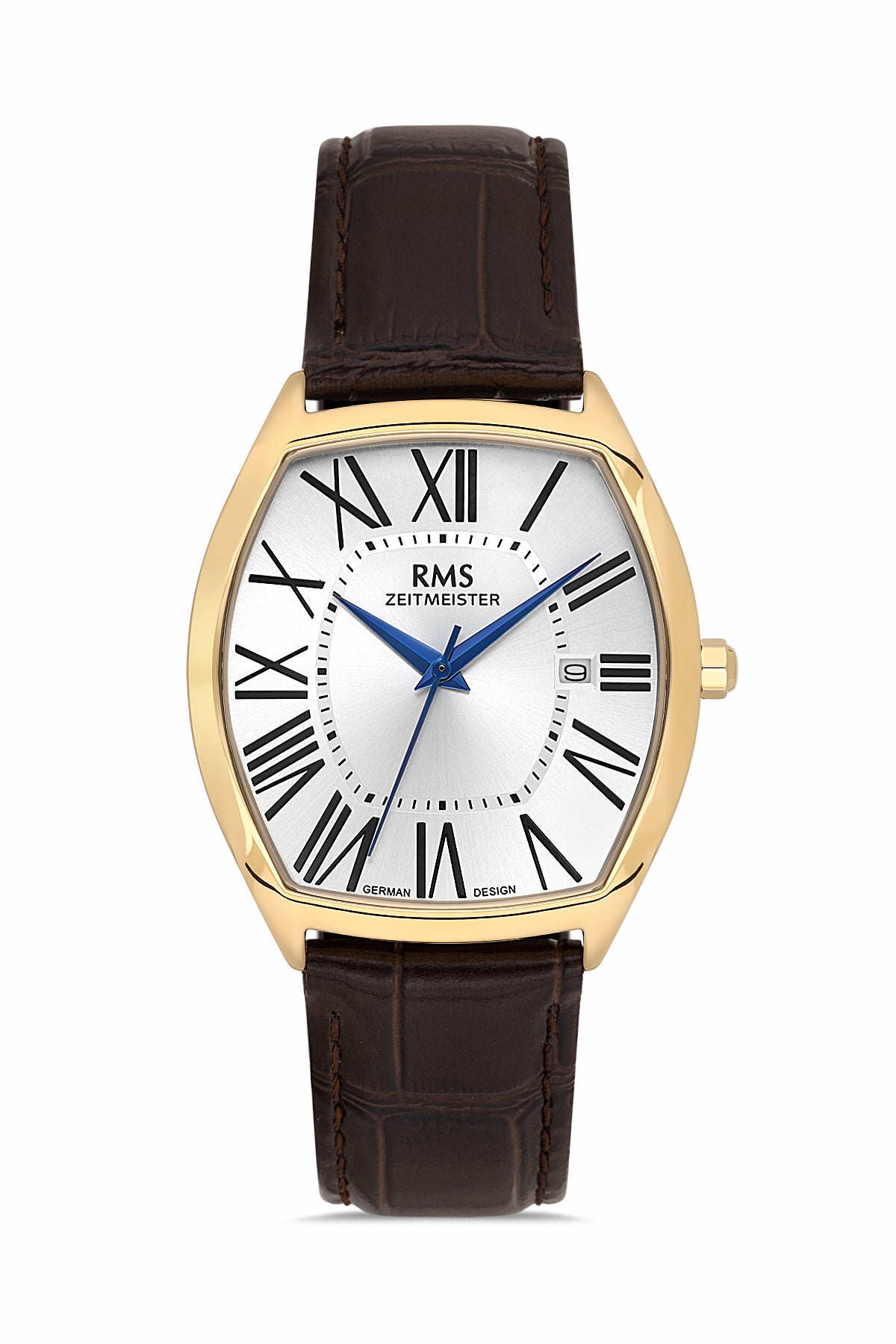 RMS Silver Dial Yellow Coated Men's Watch - RMS.1.AG1627.05