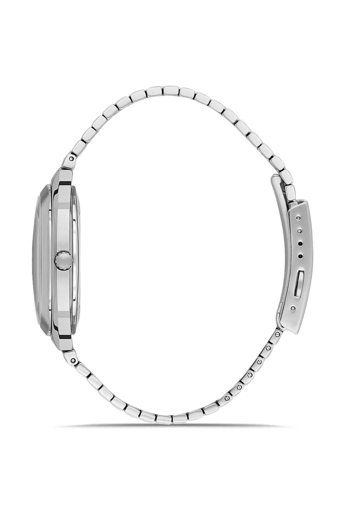 RMS Black Dial Silver Coated Men's Watch - RMS.1.AG2049.02