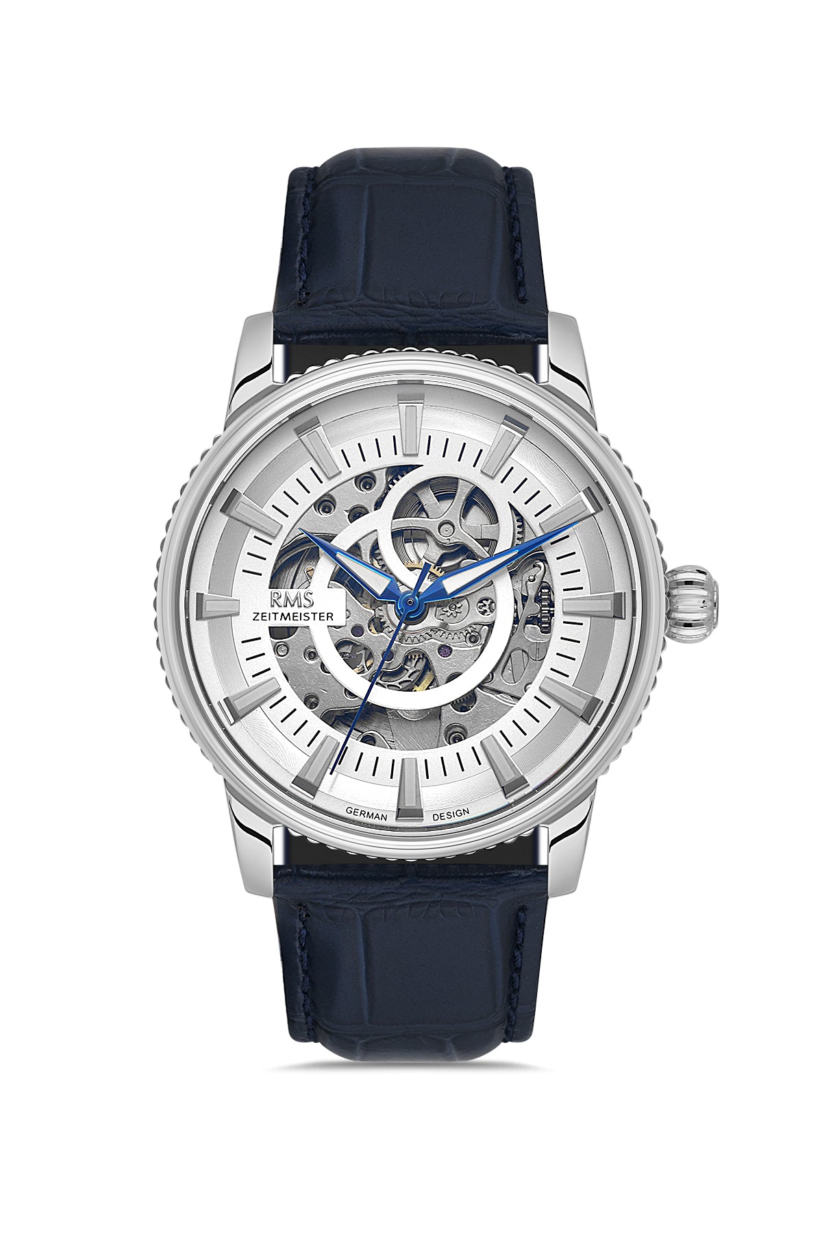 RMS Silver Dial Silver Coated Men's Watch - RMS.1.AG1640.01