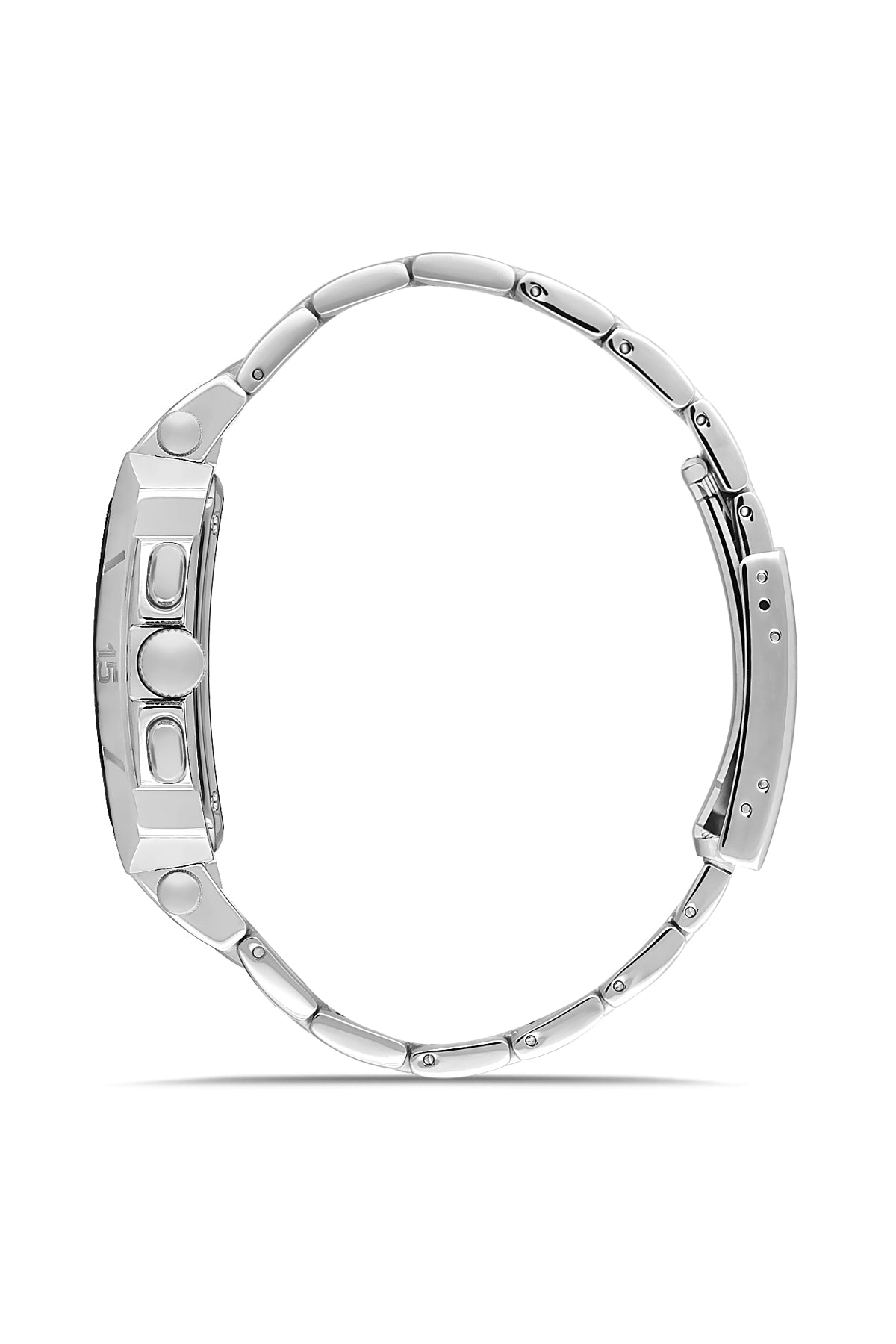 RMS Men's Silver Dial Silver Stainless Steel Watch - RMS.1.AG2054.01