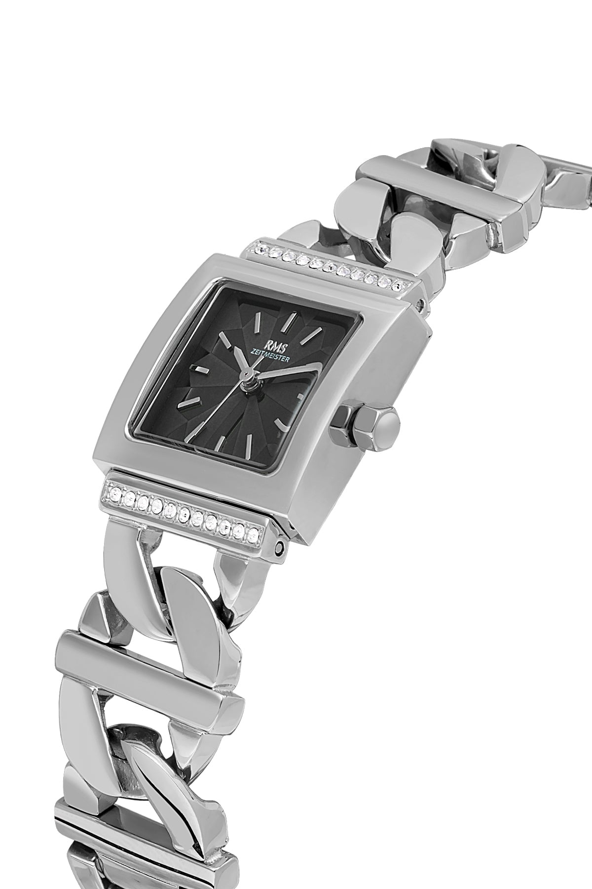 RMS Women's Blue Dial Silver Stainless Steel Watch - RMS.1.AG2055.02