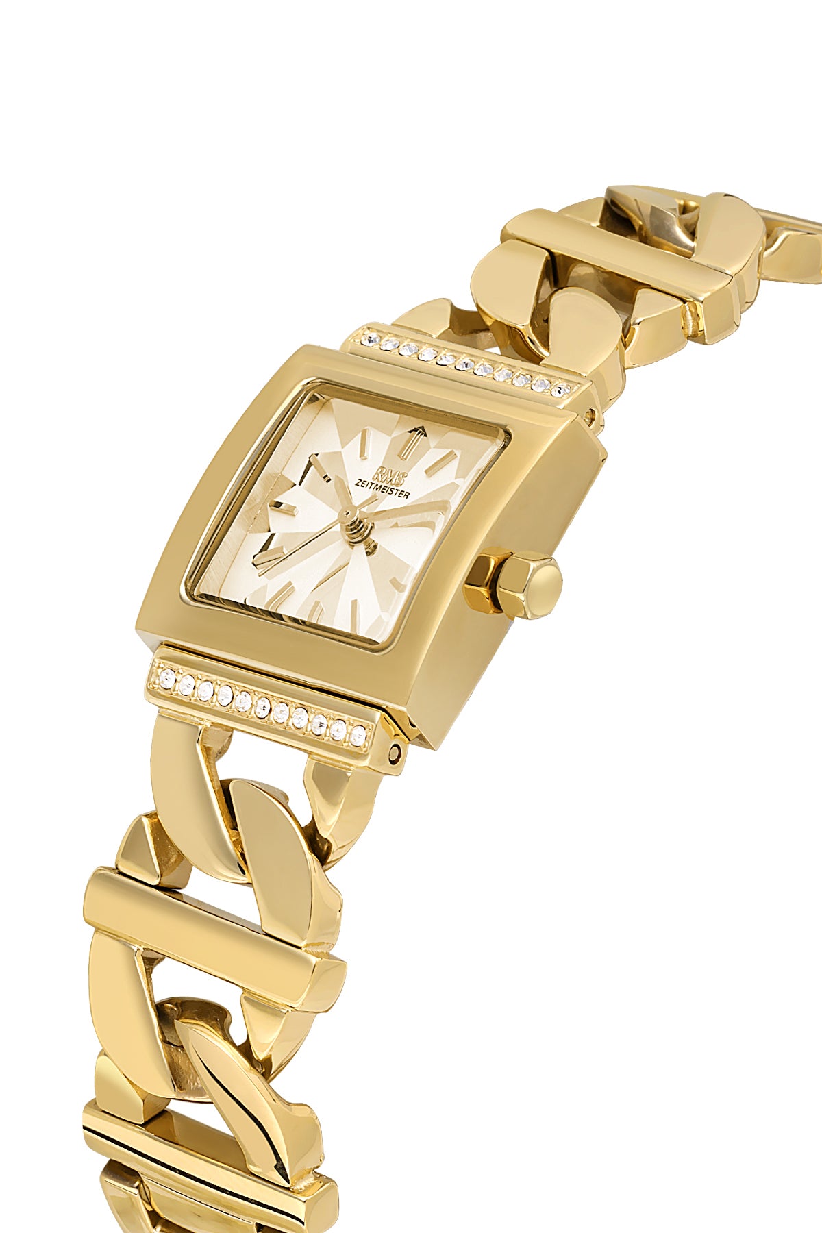 RMS Women's Gold Dial Gold Stainless Steel Watch - RMS.1.AG2055.05
