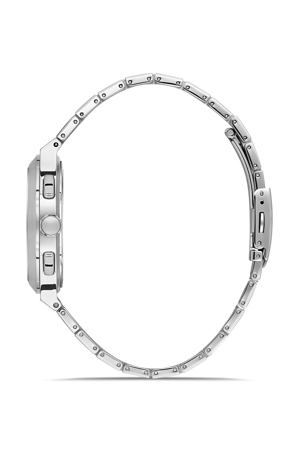 RMS Men's Silver Dial Silver Stainless Steel Watch - RMS.1.AG2102.10