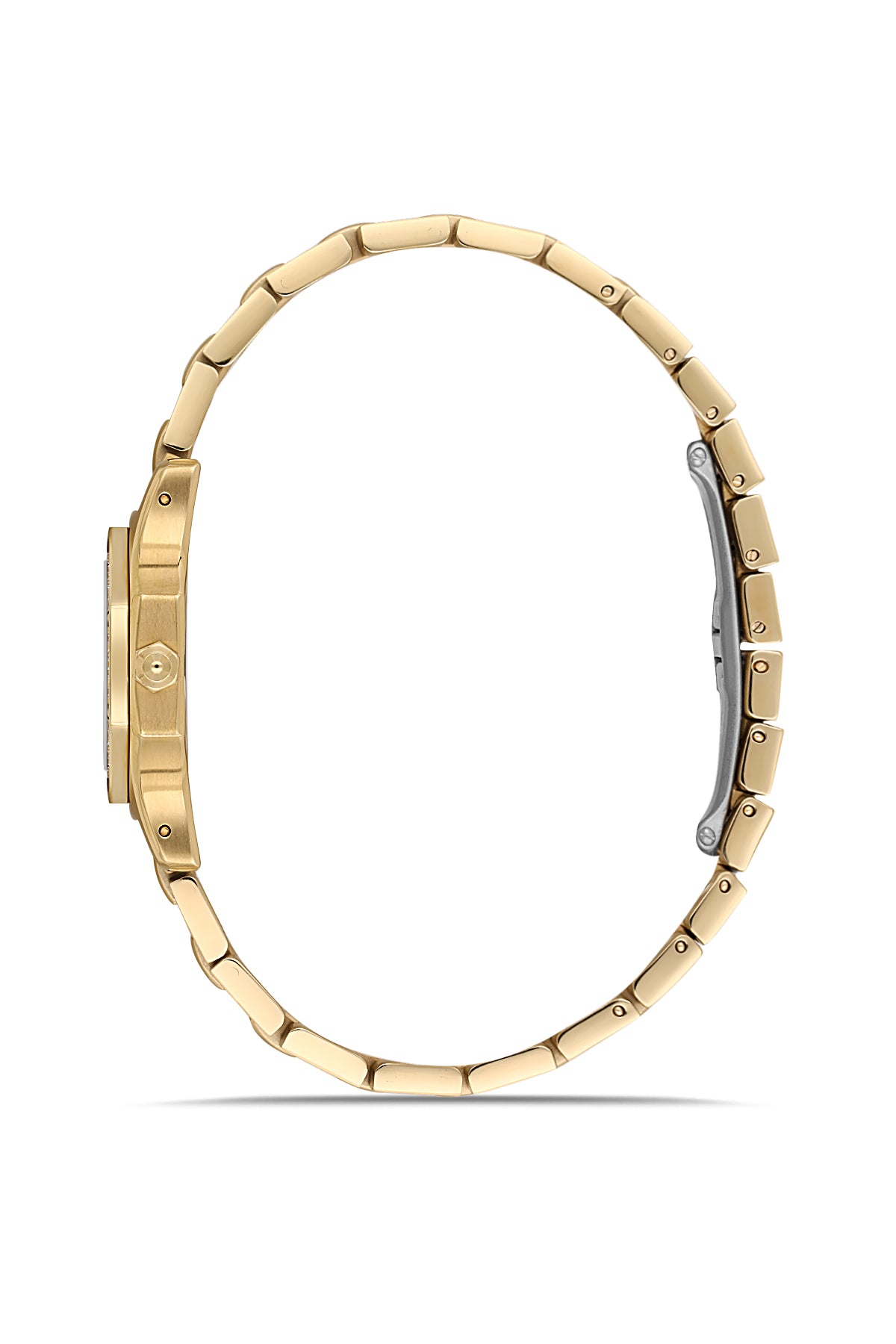 RMS Women's Gold Dial Gold Stone Detailed Stainless Steel Watch - RMS.1.AG2107.25