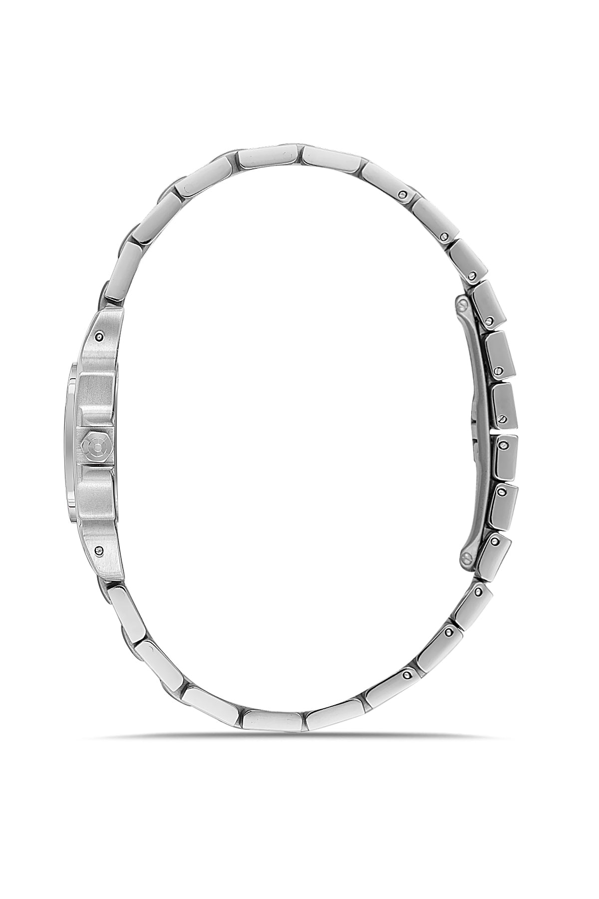 RMS Zeitmeister RMS.1.AG2108.10 women's watch with silver dial, silver case and stainless steel bracelet – side view