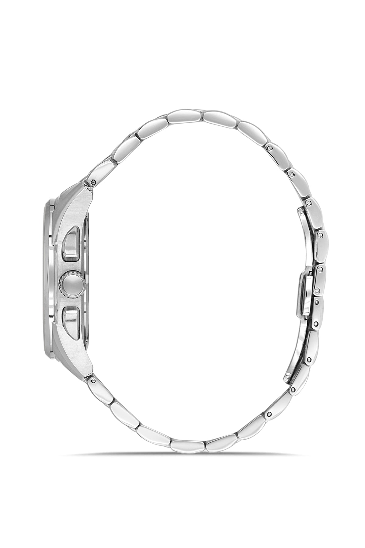 RMS Men's Silver Dial Silver Stainless Steel Watch - RMS.1.AG2111.10