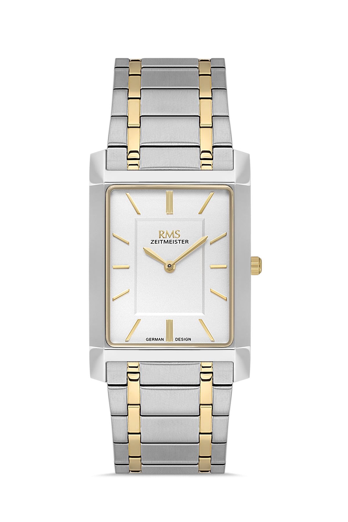 RMS Men's Silver Dial Gold & Silver Stainless Steel Watch - RMS.1.AG2120.40