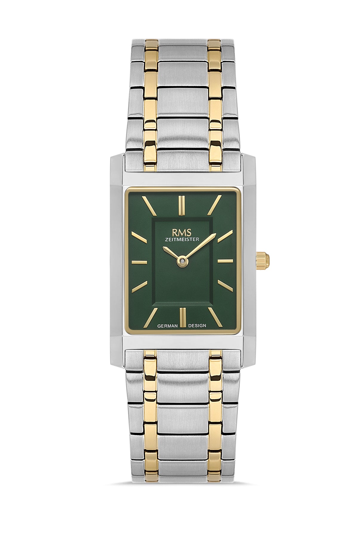 RMS Women's Green Dial Gold & Silver Stainless Steel Watch - RMS.1.AG2121.49