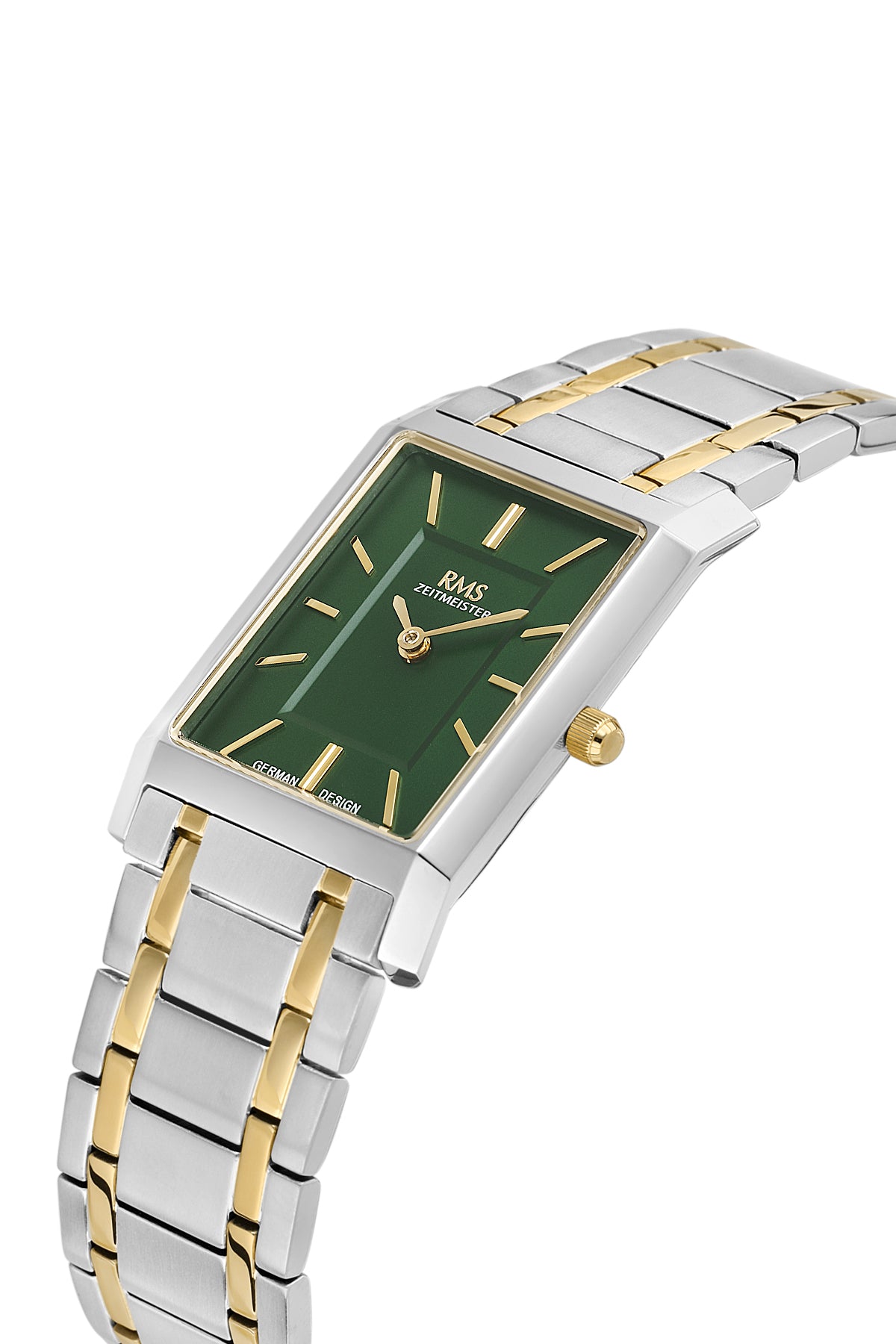 RMS Women's Green Dial Gold & Silver Stainless Steel Watch - RMS.1.AG2121.49