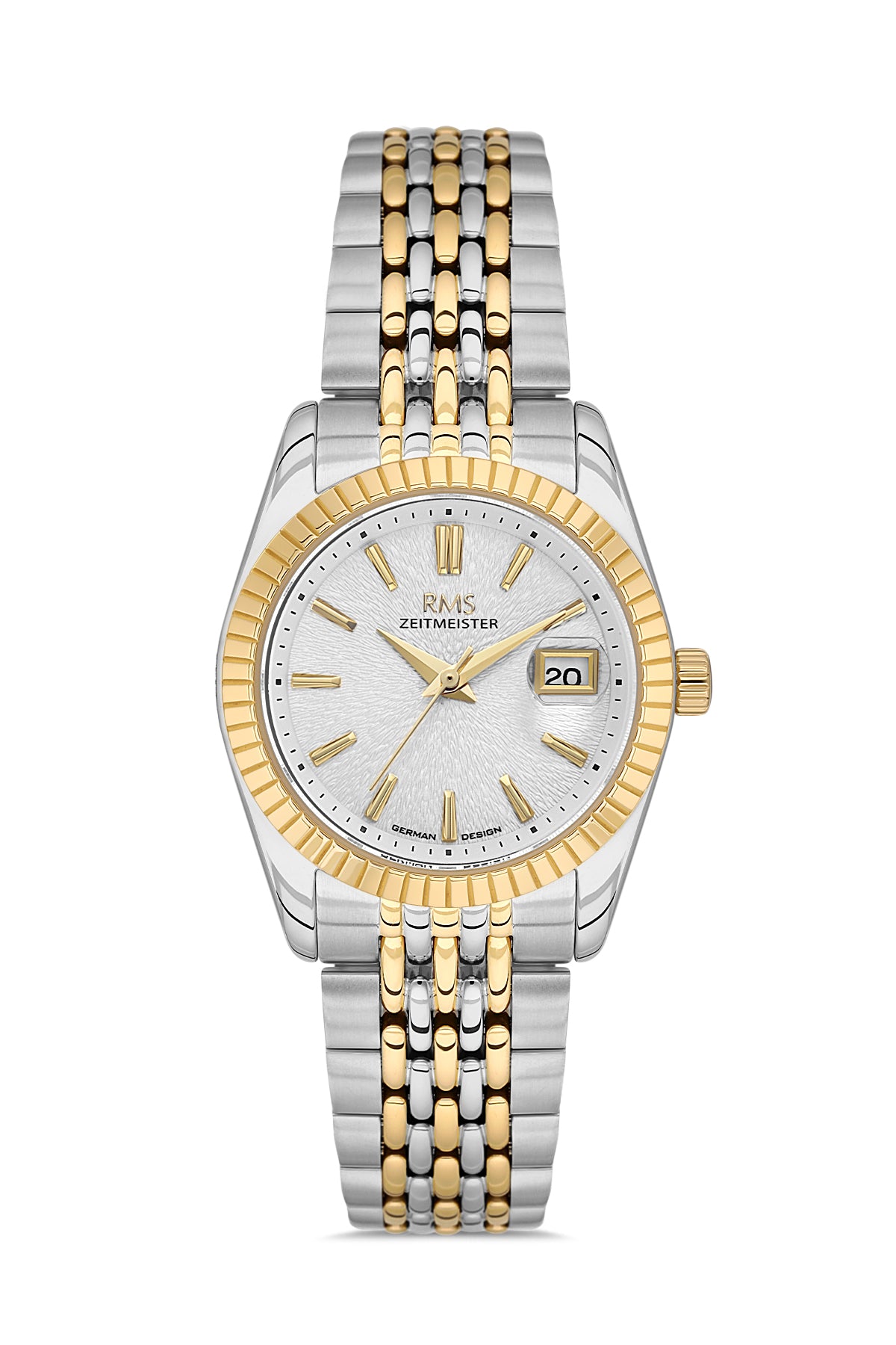 RMS Women's Silver Dial Gold & Silver Stainless Steel Watch - RMS.1.AG2126.40