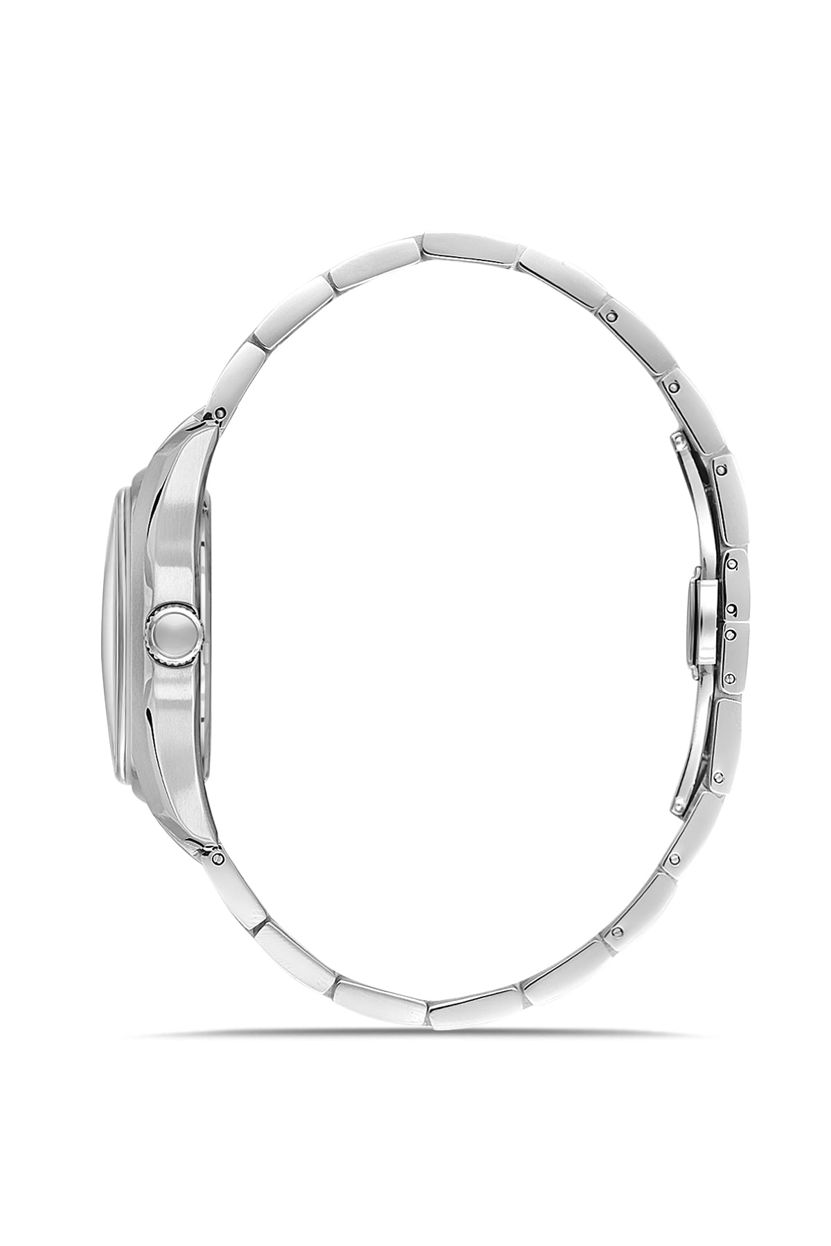 RMS Men's Silver Dial Silver Stainless Steel Watch - RMS.1.AG2127.10