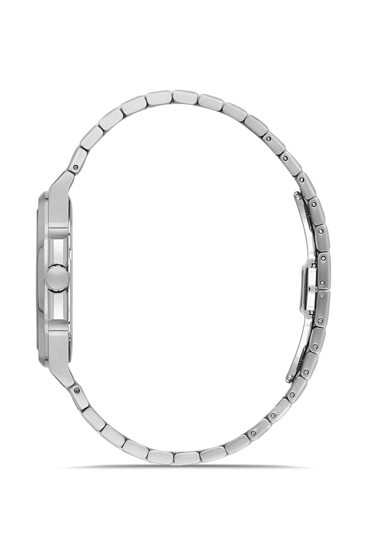 RMS Zeitmeister Silver Dial Silver Plated Men's Watch - Stainless Steel Bracelet - RMS.1.AG2156.10