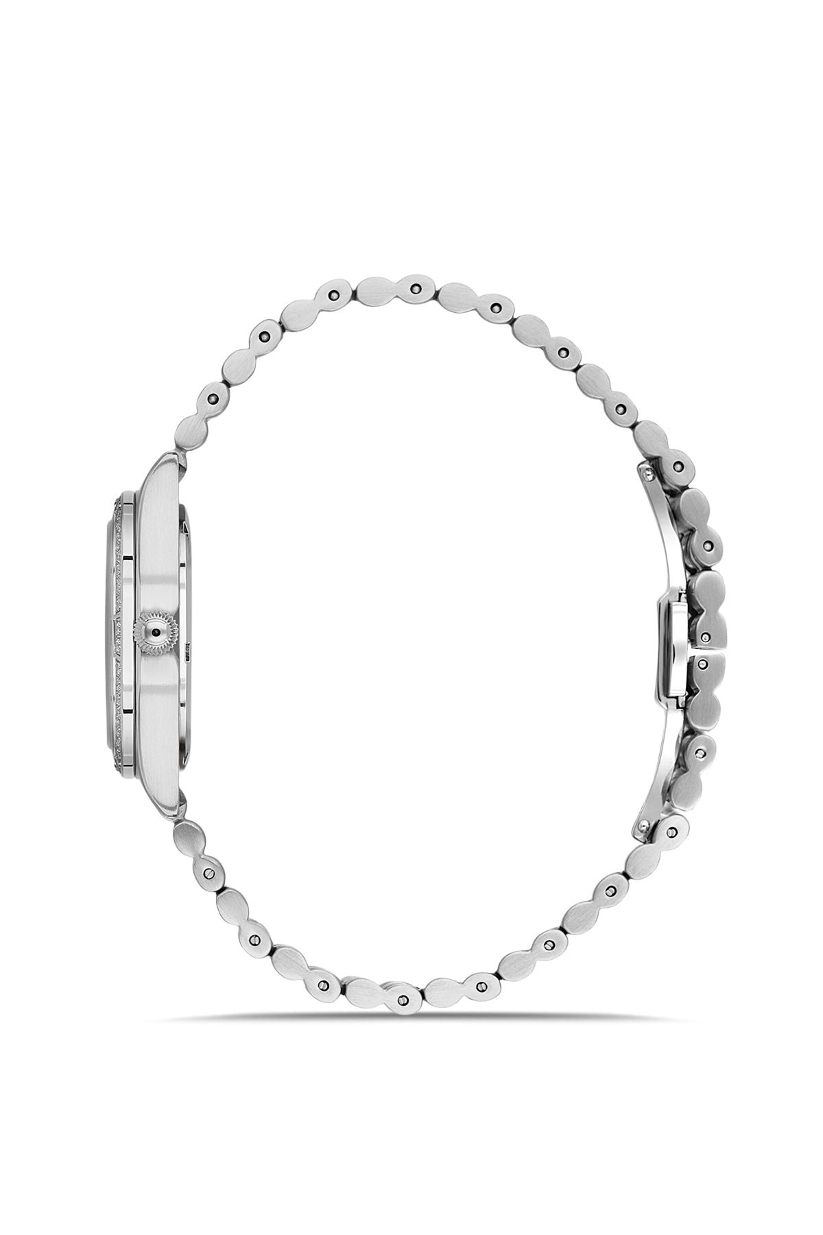 RMS Zeitmeister Blue Dial Silver Plated Women's Watch - Stainless Steel Bracelet - RMS.1.AG2162.13