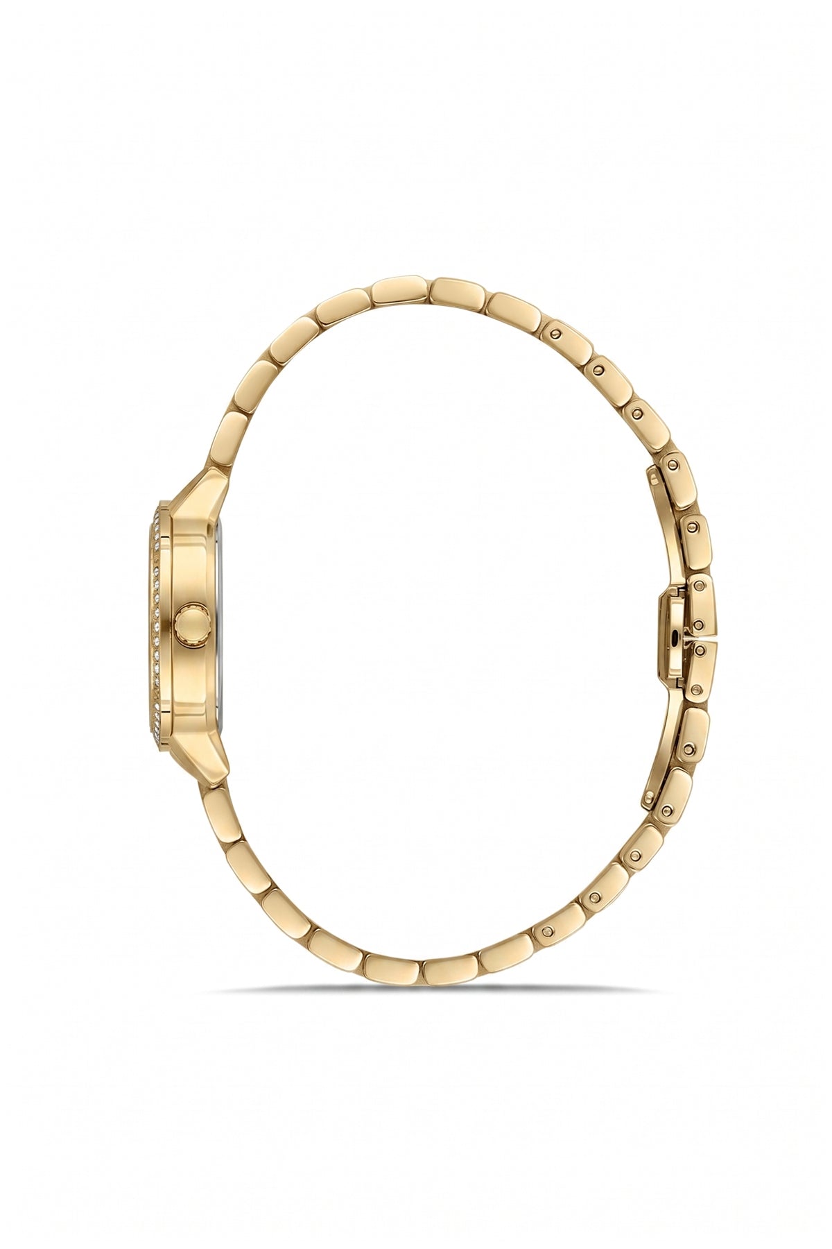 RMS Zeitmeister Silver Dial Gold Plated Women's Watch - Stainless Steel Bracelet - RMS.1.AG2232.20