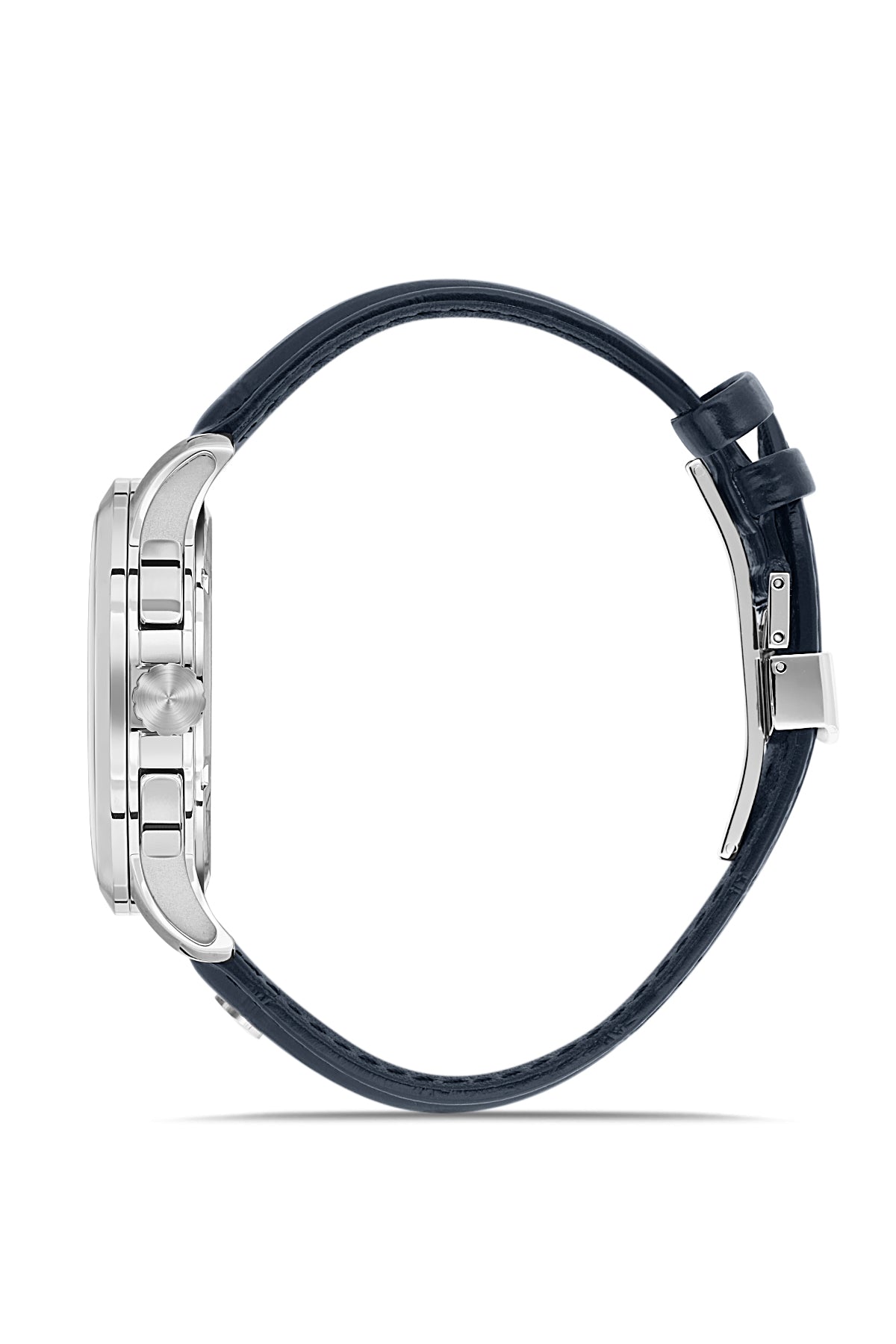 RMS Blue Dial Silver Coated Men's Watch - RMS.1.AG1259.103