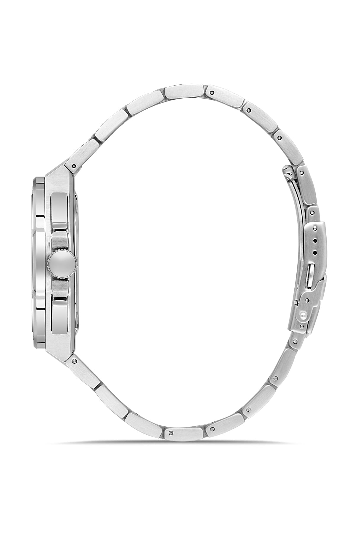 RMS Men's Silver Dial Silver Chronograph Stainless Steel Watch - RMS.1.AG2134.10