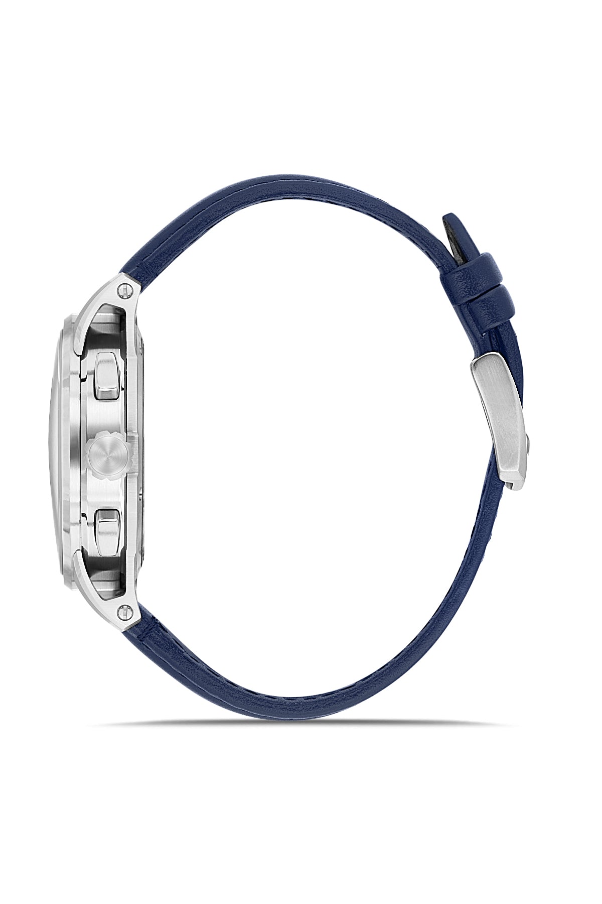 RMS Blue Dial Silver Coated Men's Watch - RMS.1.AG2161.103