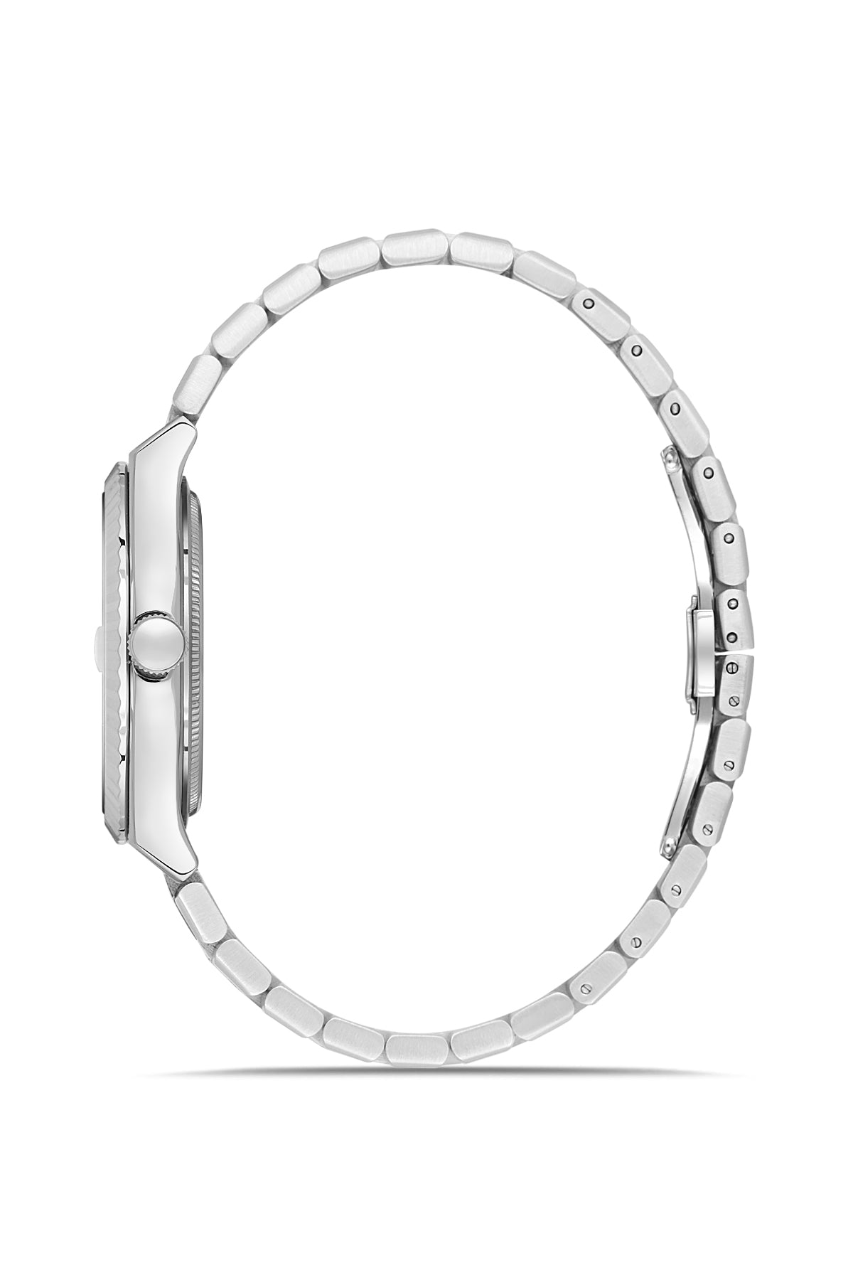 RMS Zeitmeister Yellow Dial Silver Plated Men's Watch - Stainless Steel Bracelet - RMS.1.AG2173.17