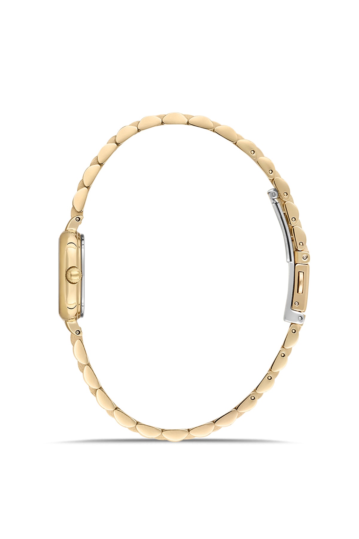 RMS Zeitmeister Silver Dial Gold Plated Women's Watch - Stainless Steel Bracelet - RMS.1.AG2227.20
