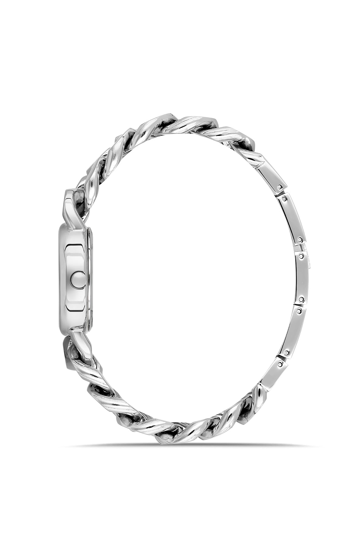 RMS Zeitmeister Salmon Dial Silver Plated Women's Watch - Stainless Steel Bracelet - RMS.1.AG2230.18